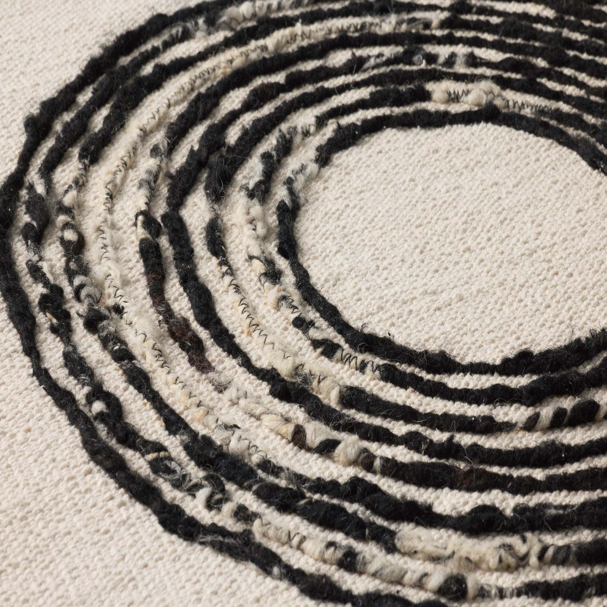 Chorus by Loloi Wall Art in Black/Ivory-3