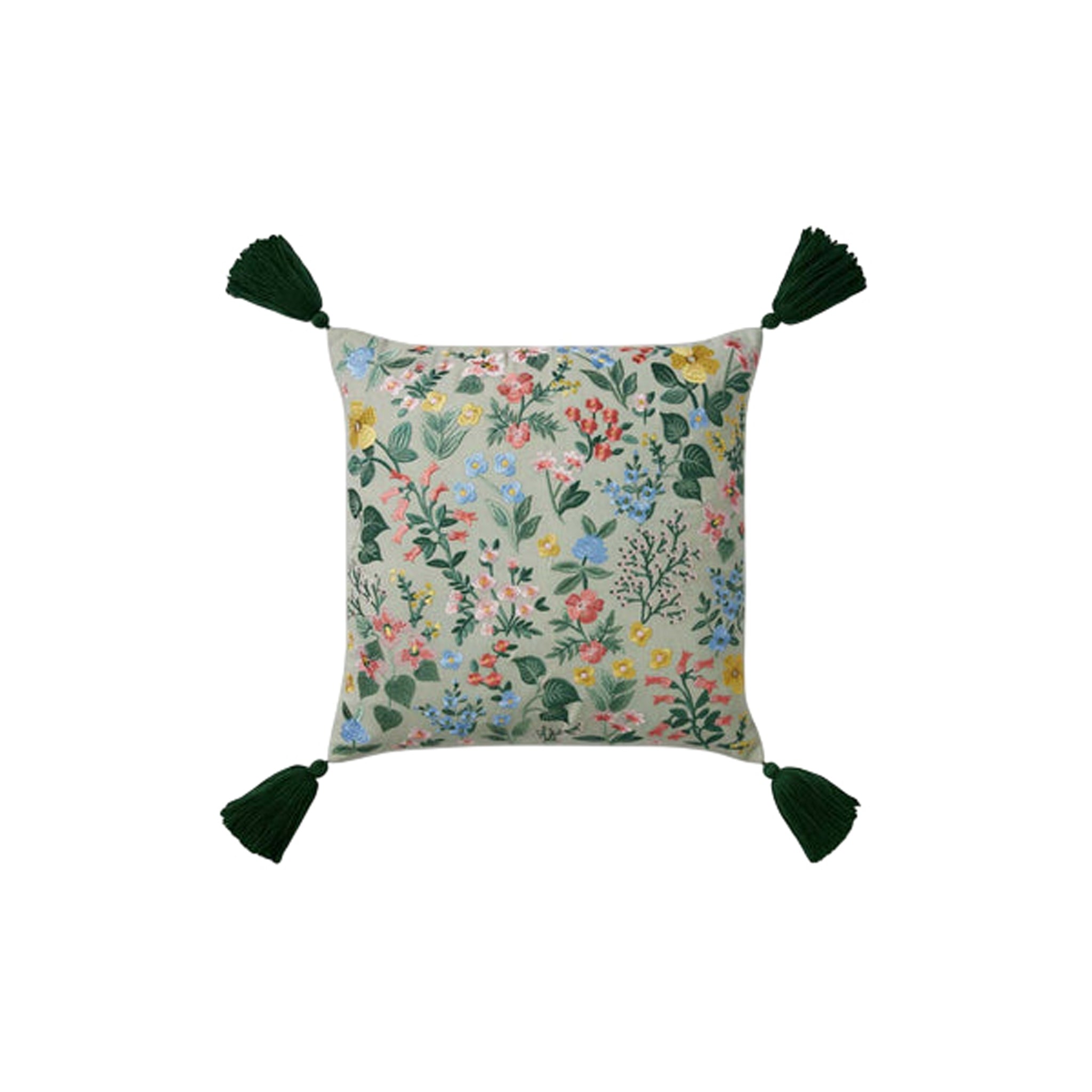 Rifle Paper Co. x Loloi Pillow in Mint-1
