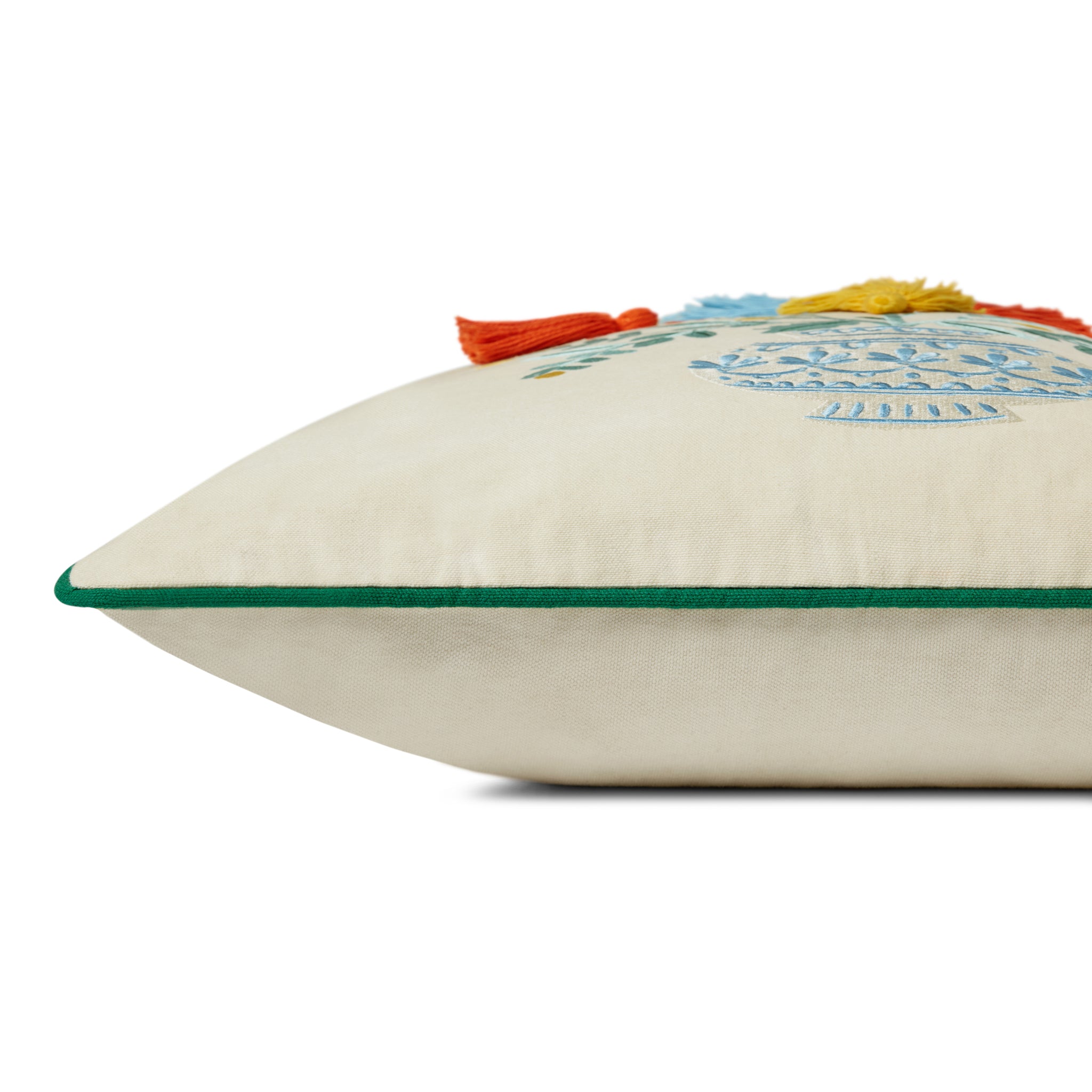 Rifle Paper Co. x Loloi Pillow in Ivory-4