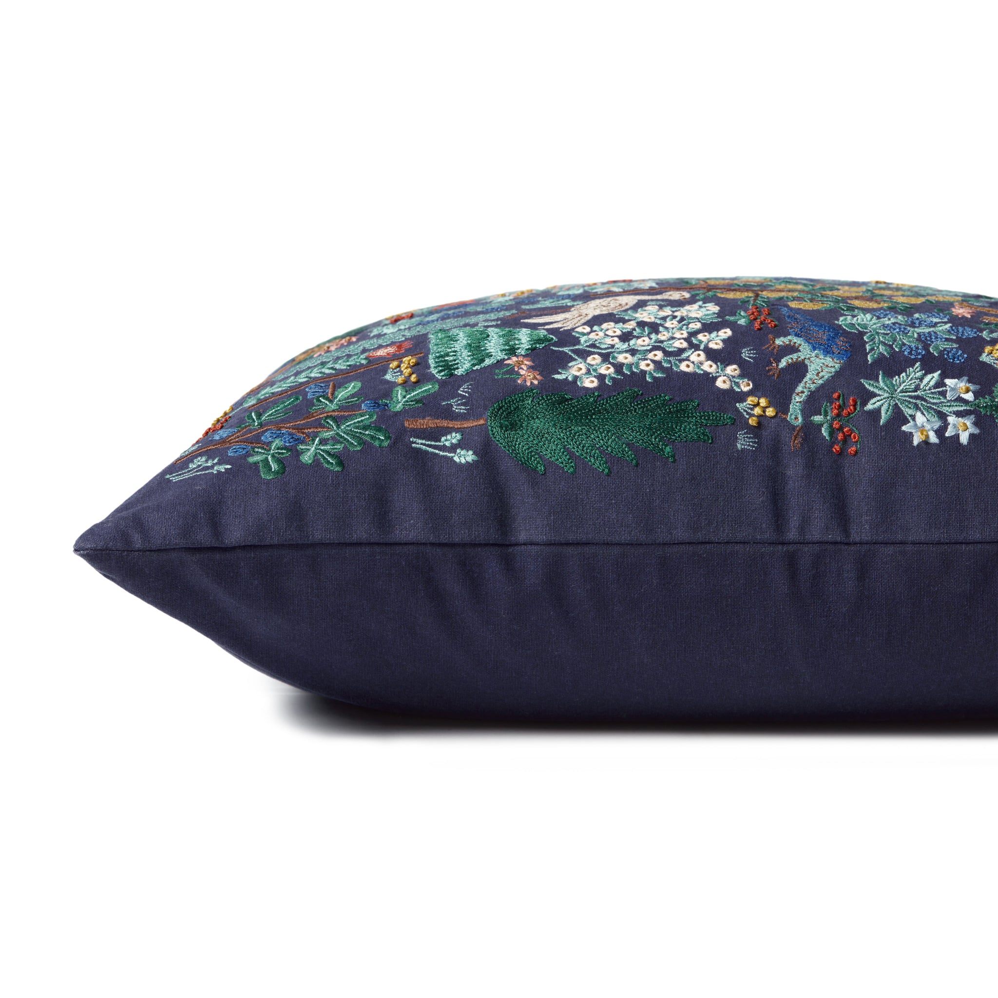 Rifle Paper Co. x Loloi Pillow in Navy-Multi-2