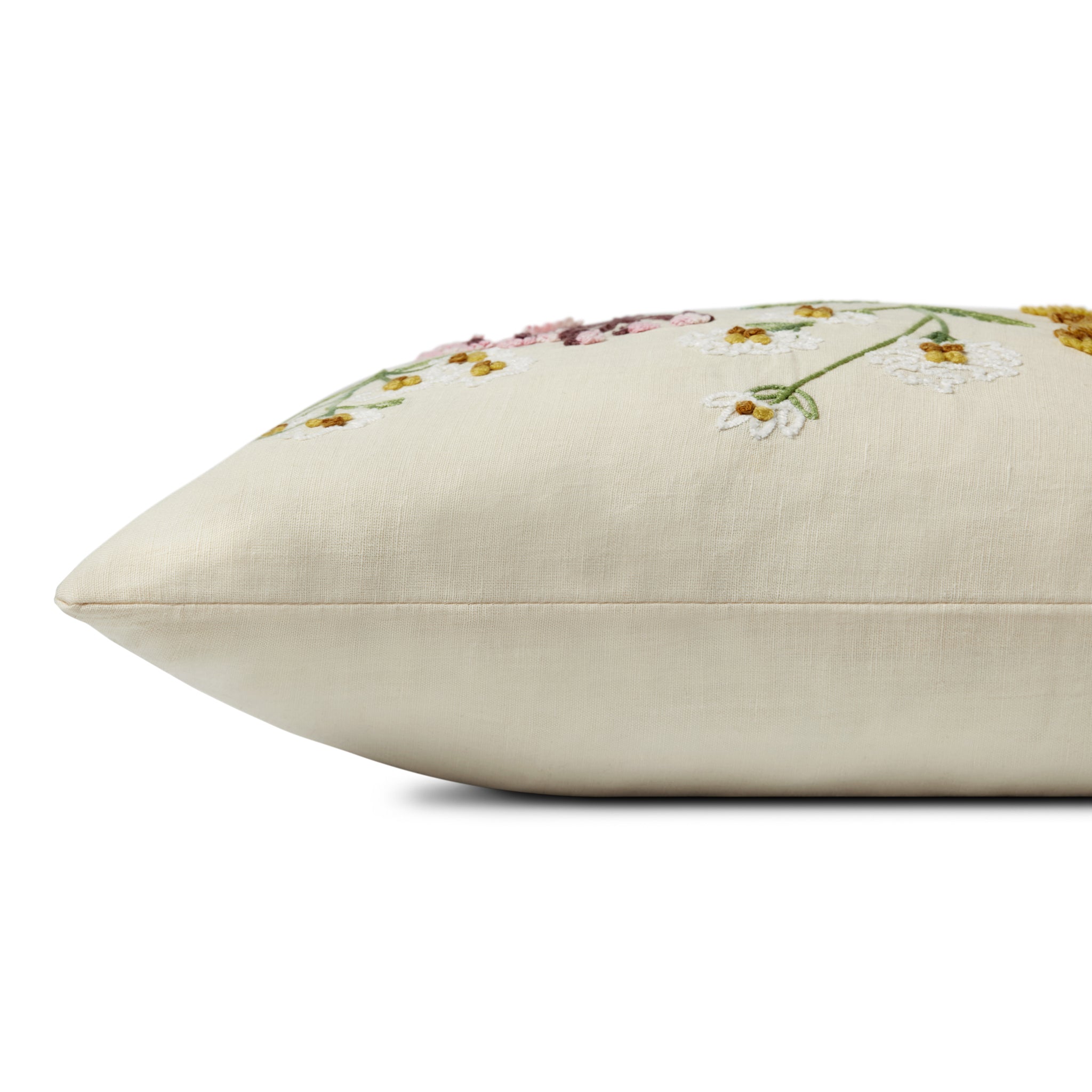 Rifle Paper Co. x Loloi Pillow in Beige-2