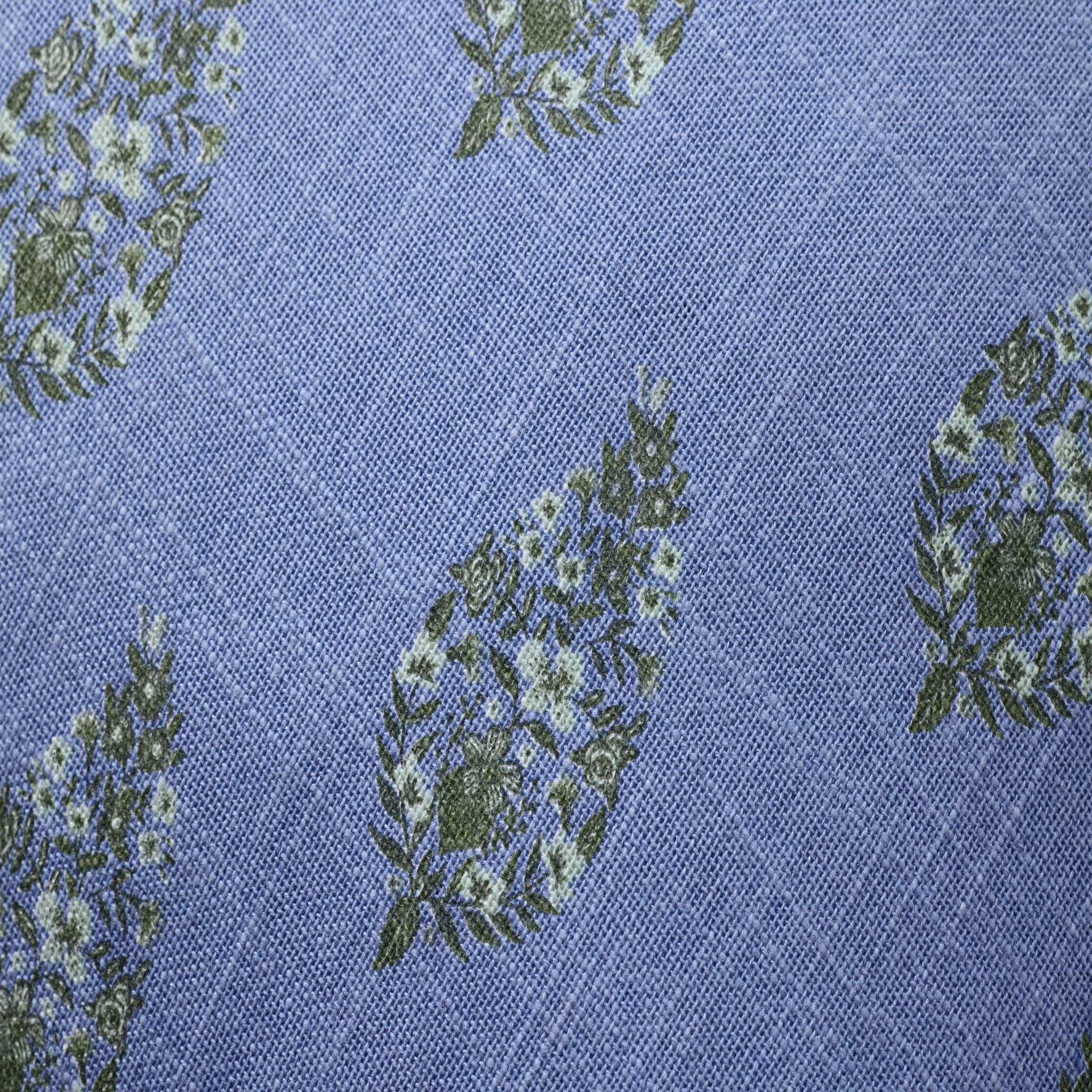 Rifle Paper Co. x Loloi Paisley Pillow in Blue-Multi-3
