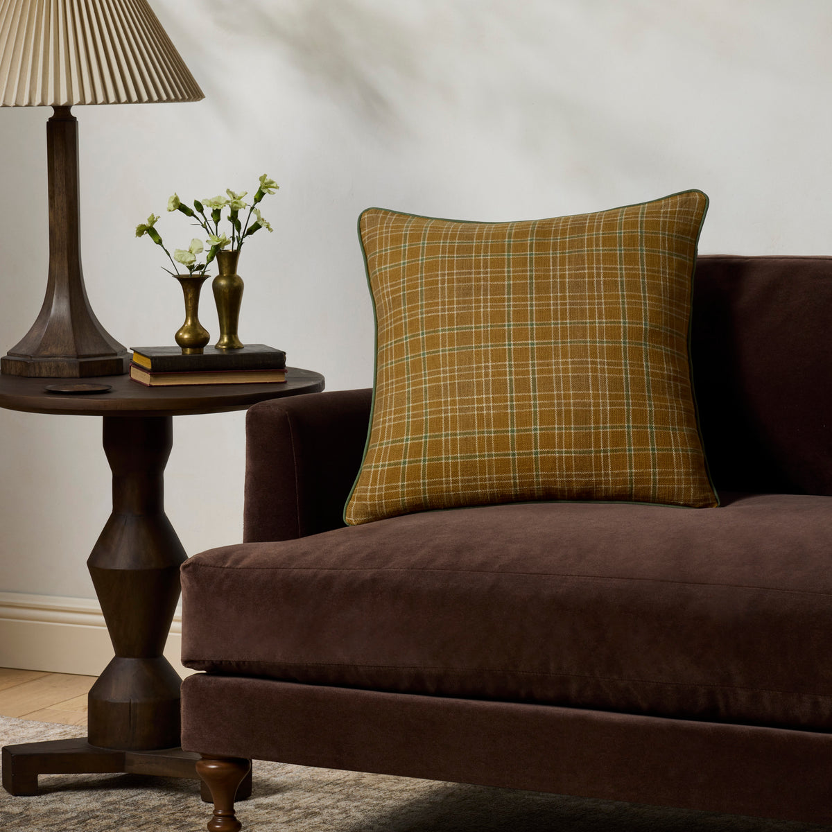 Chris Loves Julia x Loloi Alder Pillow in Gold-2