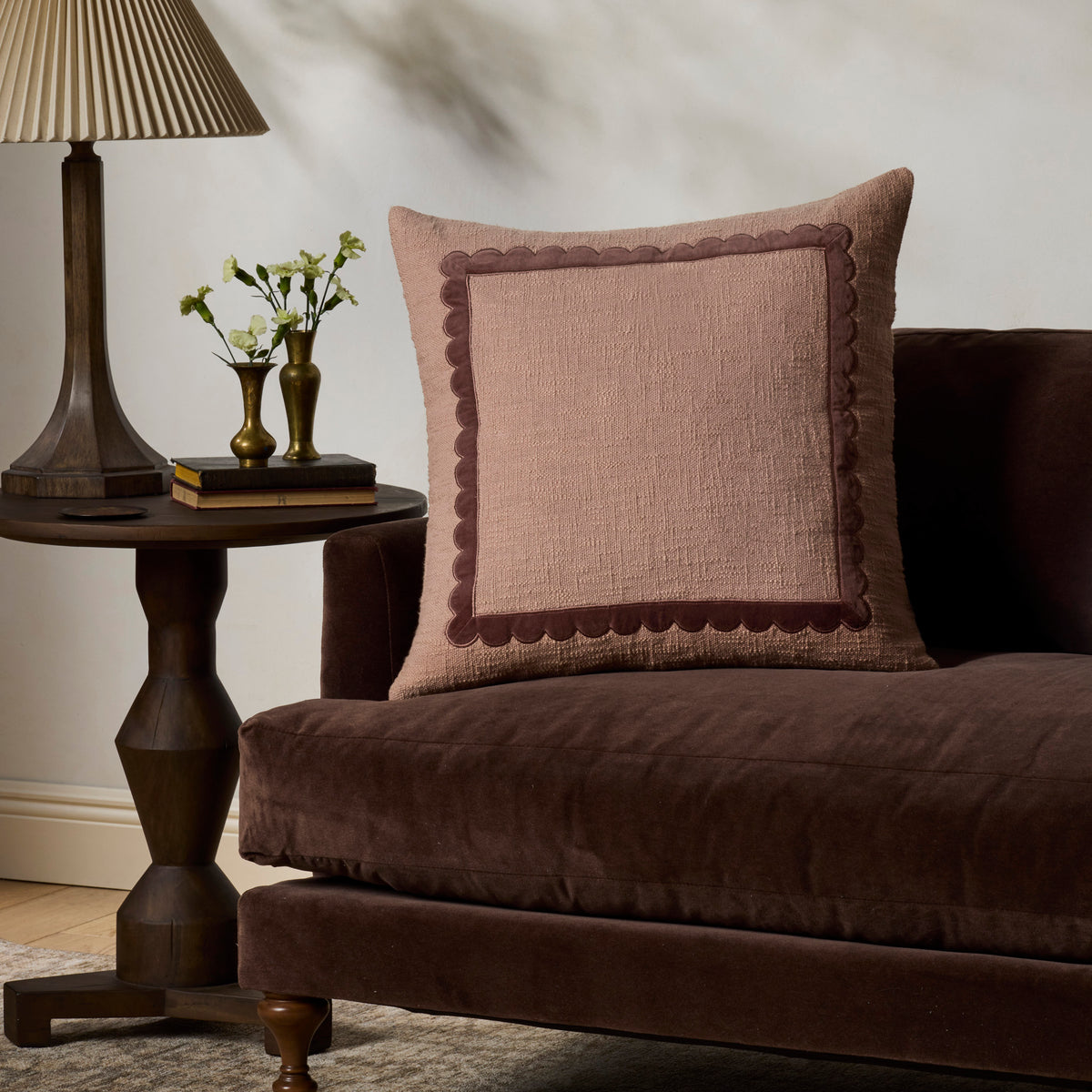 Chris Loves Julia x Loloi Lottie Pillow in Pink-2