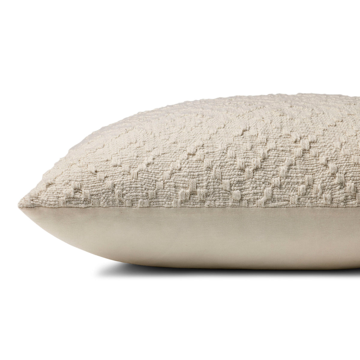Amber Lewis x Loloi Lorenzo Pillow in Ivory-3