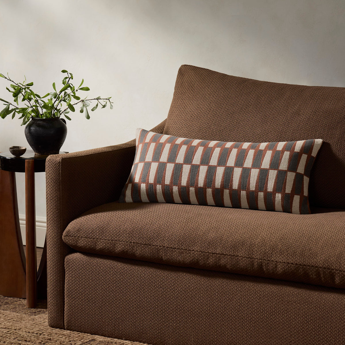 Jeremiah Brent x Loloi Bica Pillow in Clay/Multi-2