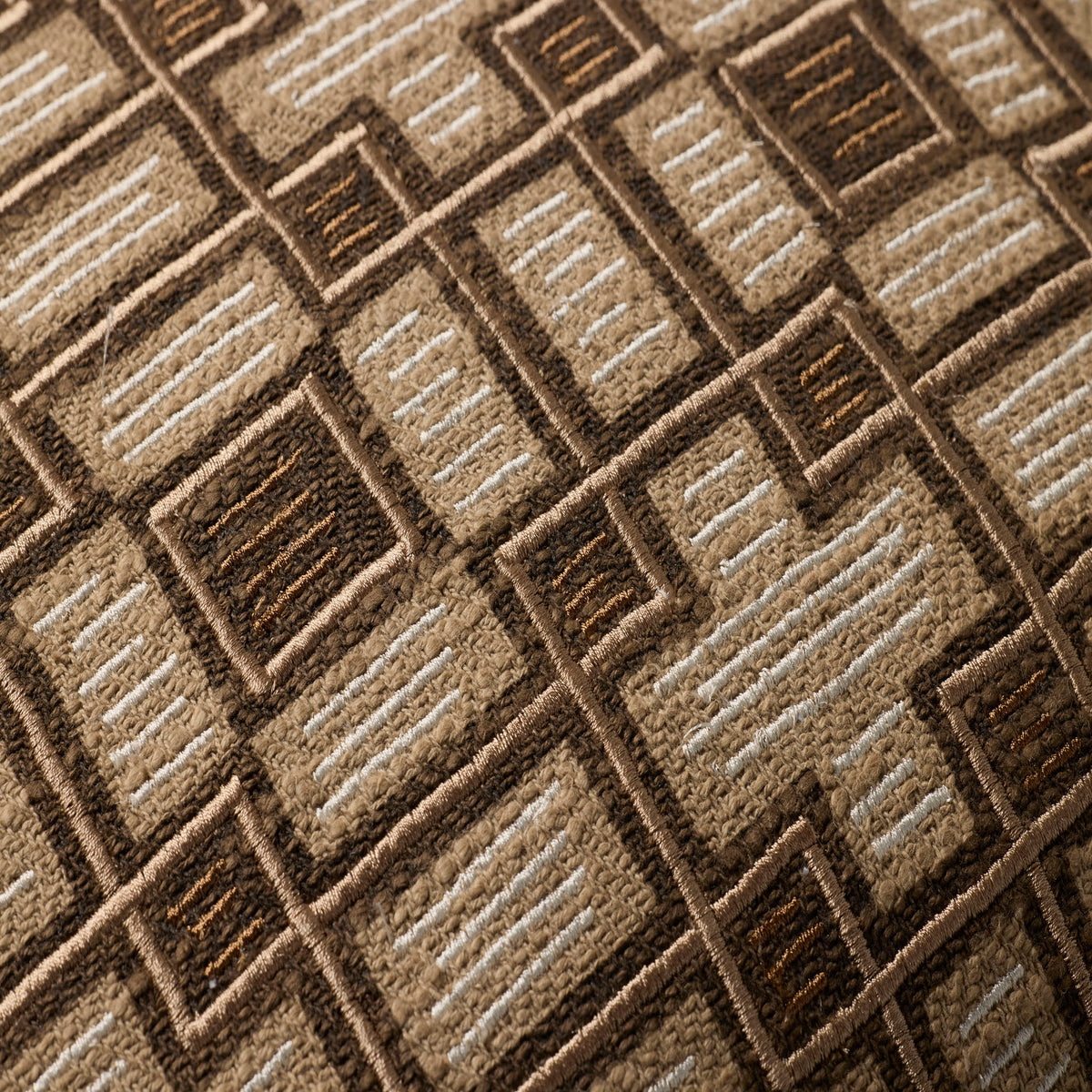 Jeremiah Brent x Loloi Astor Pillow in Brown/Multi-3