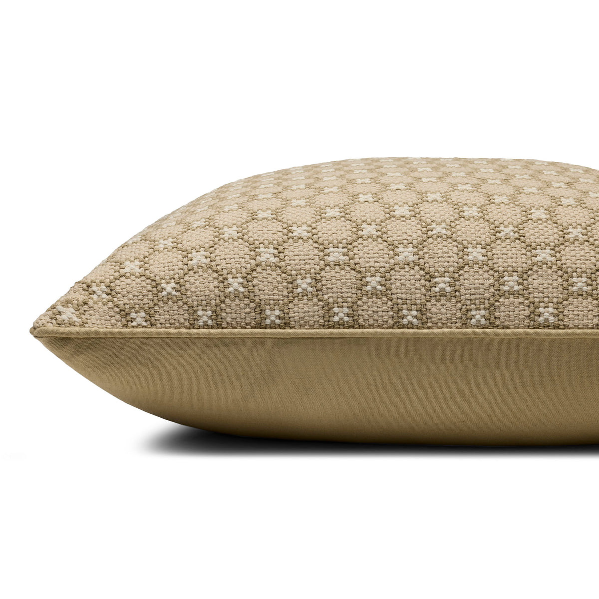 Jeremiah Brent x Loloi Alberti Pillow in Natural/Sage-3