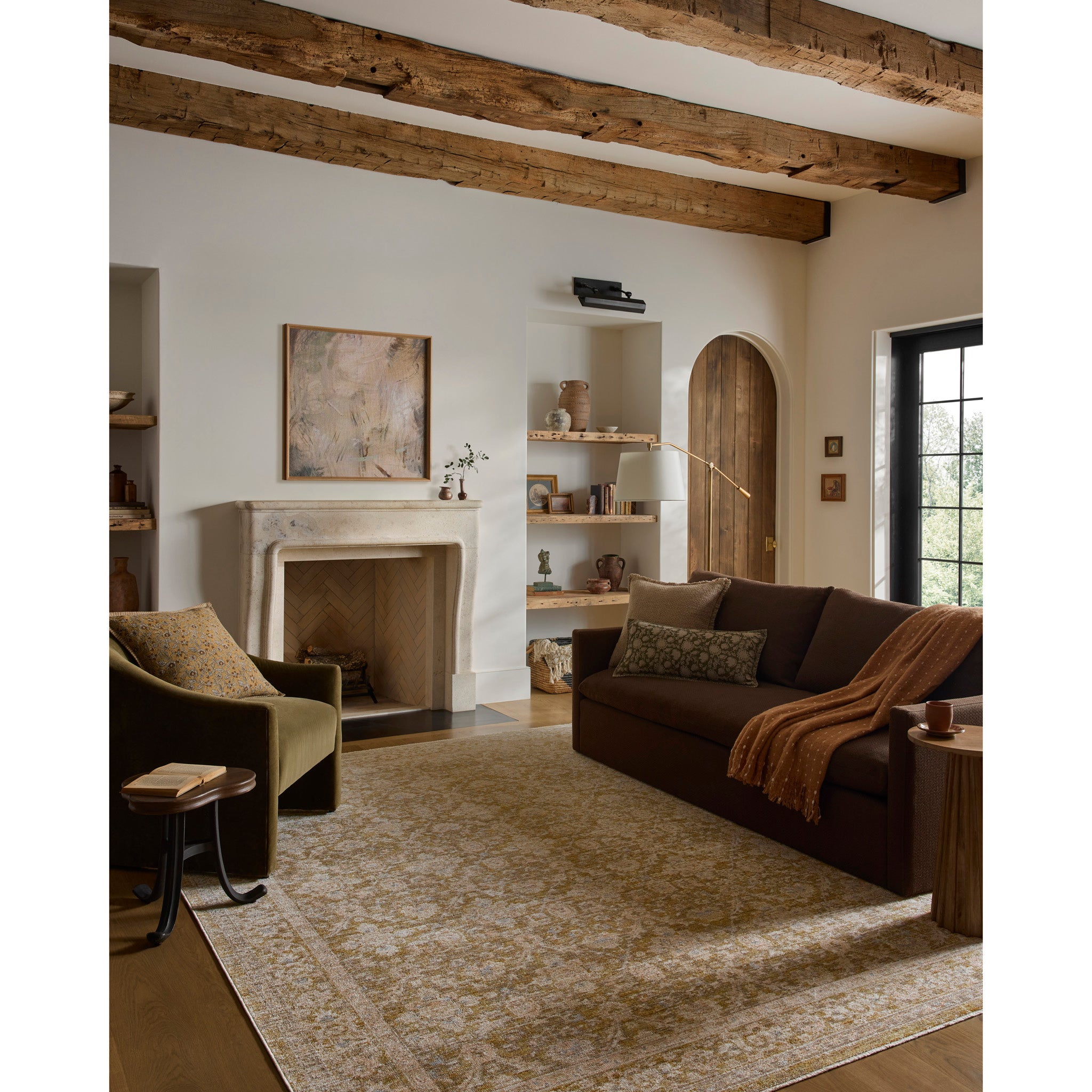 Elora Rug in Moss/Clay-3