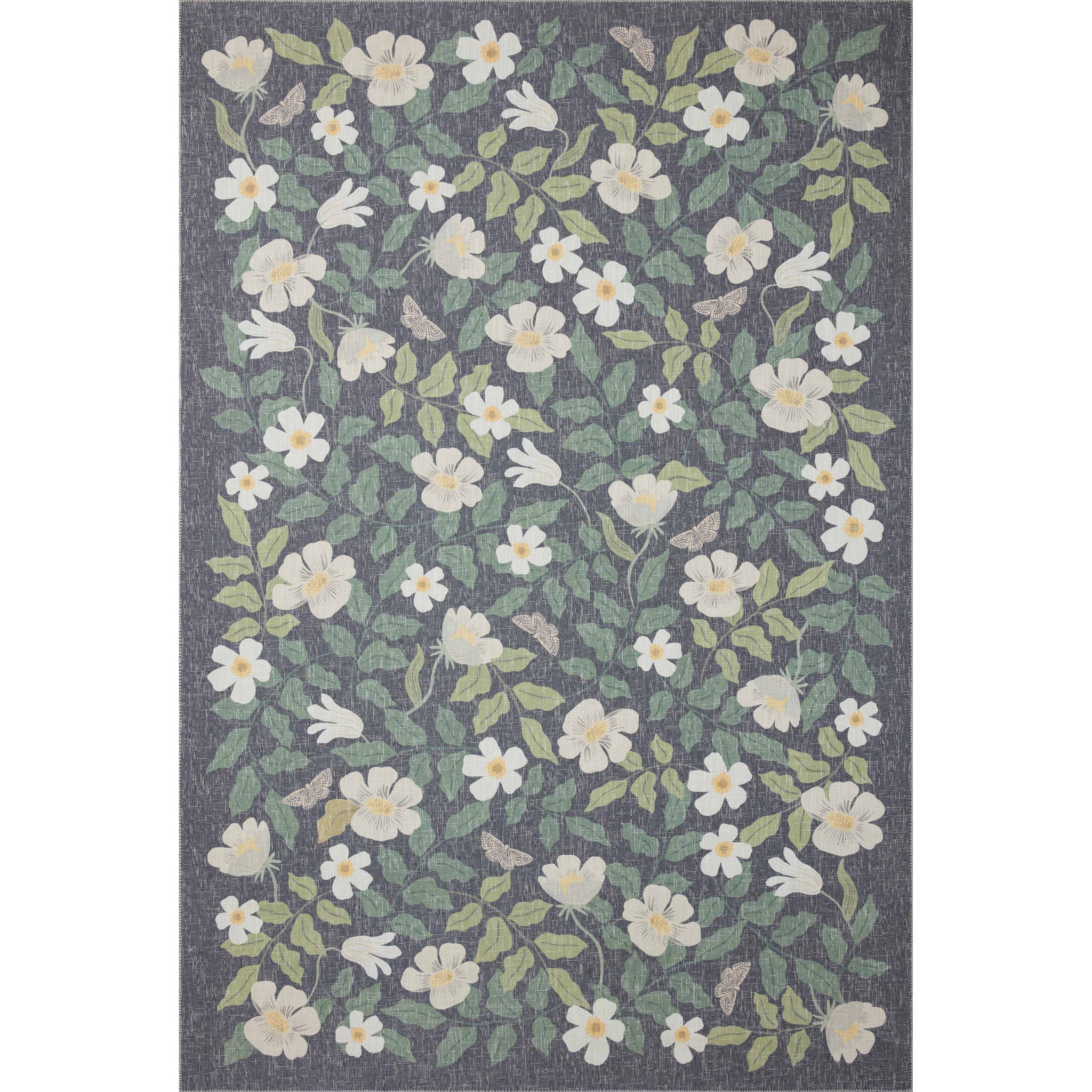 Rifle Paper Co. x Loloi Cotswolds Rug in Charcoal-1