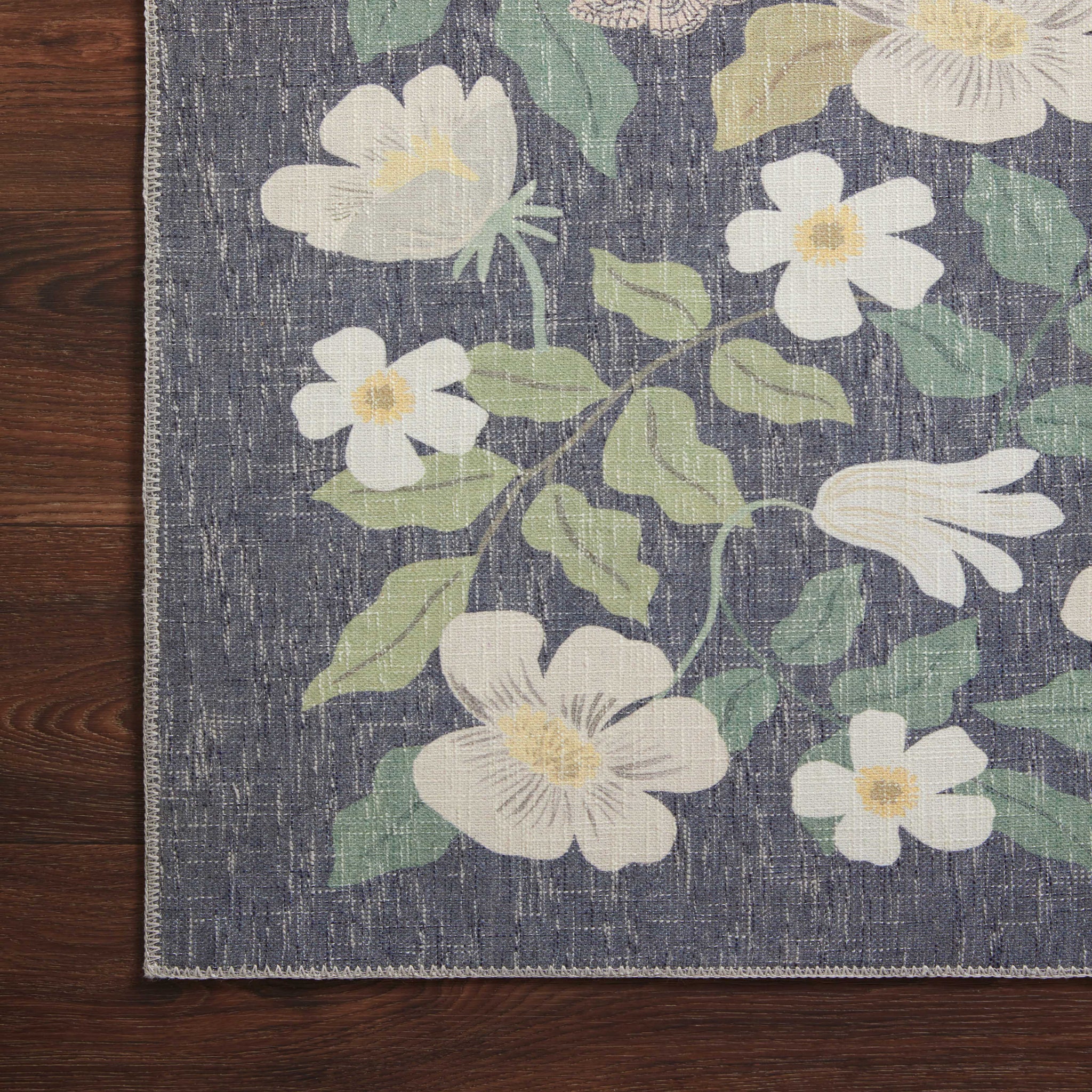 Rifle Paper Co. x Loloi Cotswolds Rug in Charcoal-6