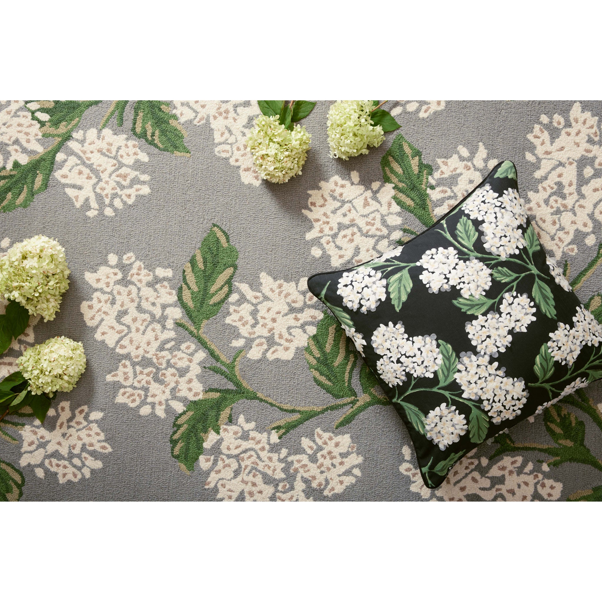 Rifle Paper Co. x Loloi Joie Rug in Grey-2