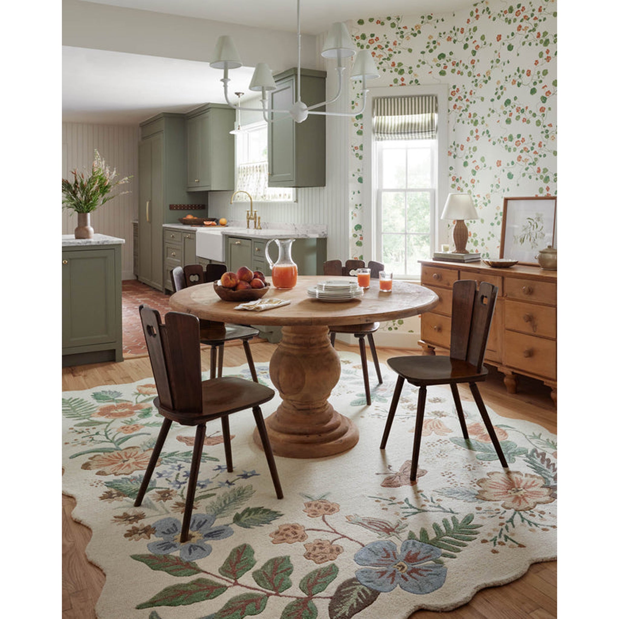 Rifle Paper Co. x Loloi Silhouette Rug in Cream-2