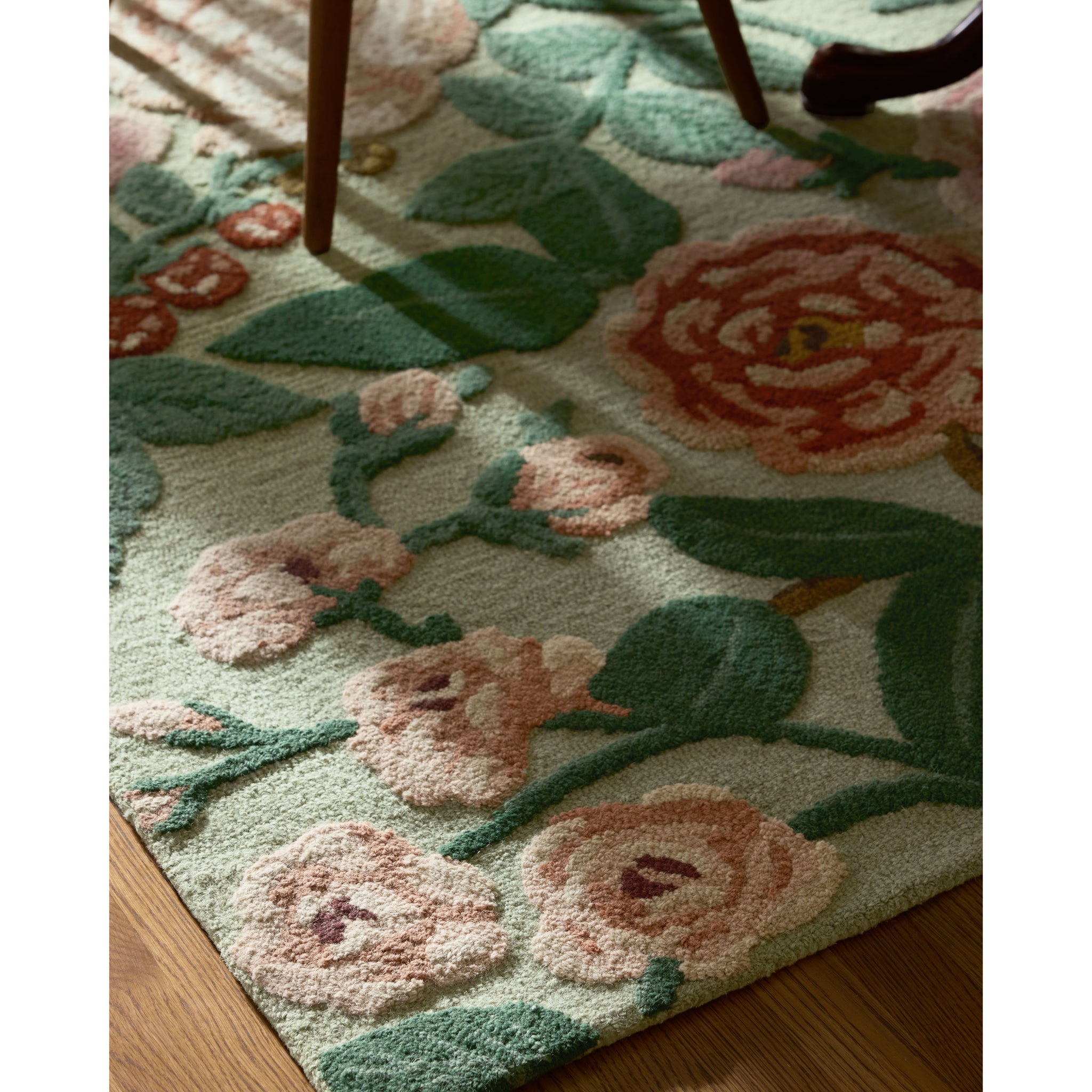Rifle Paper Co. x Loloi Highgrove Rug in Mint-5