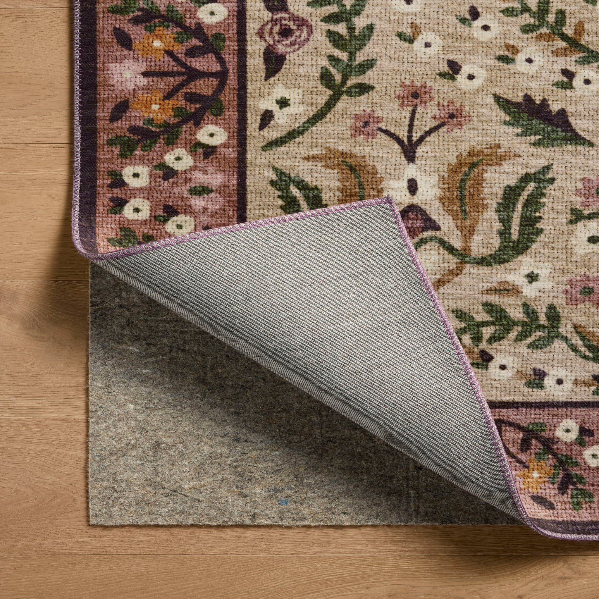 Rifle Paper Co. x Loloi Canopy Rug in Aubergine-6
