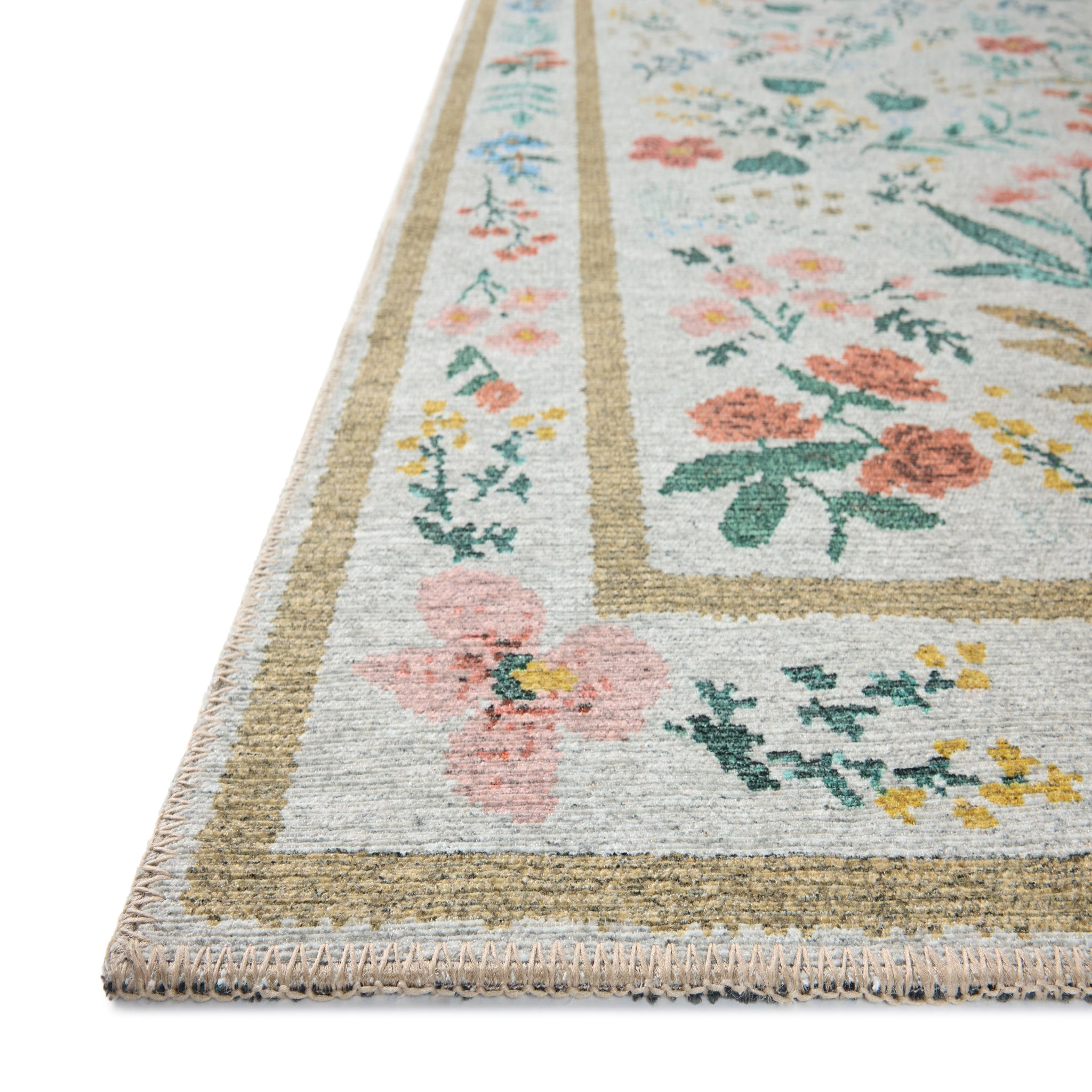 Rifle Paper Co. x Loloi Wildwood Rug in Cream-3