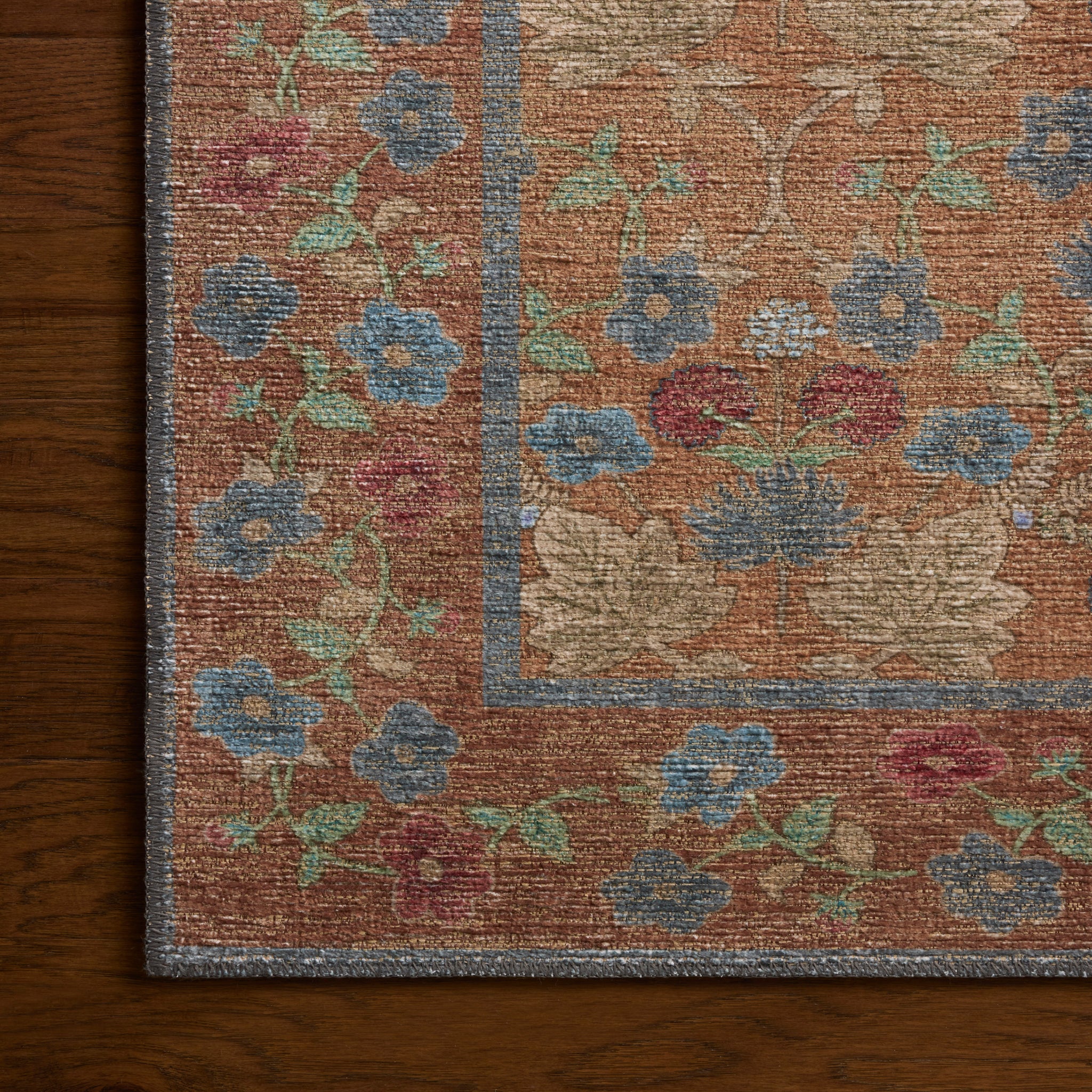 Rifle Paper Co. x Loloi Edinburgh Rug in Cinnamon-Multi-4