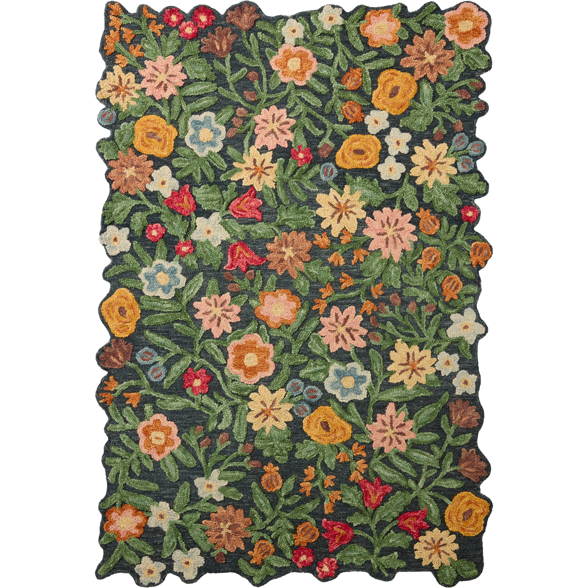 Rifle Paper Co. x Loloi Edith Rug in Navy-Multi-1