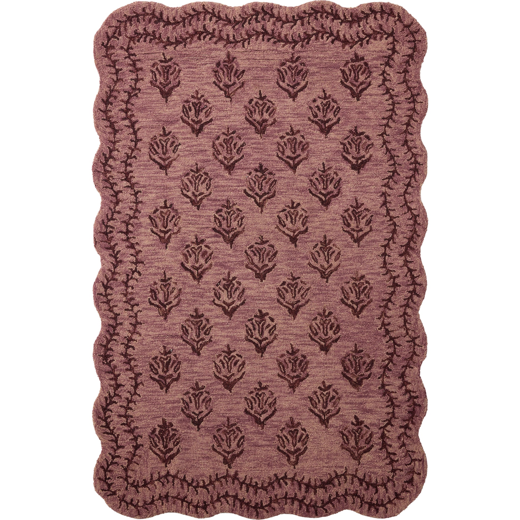 Rifle Paper Co. x Loloi Lisette Rug in Plum-Dark Plum-1