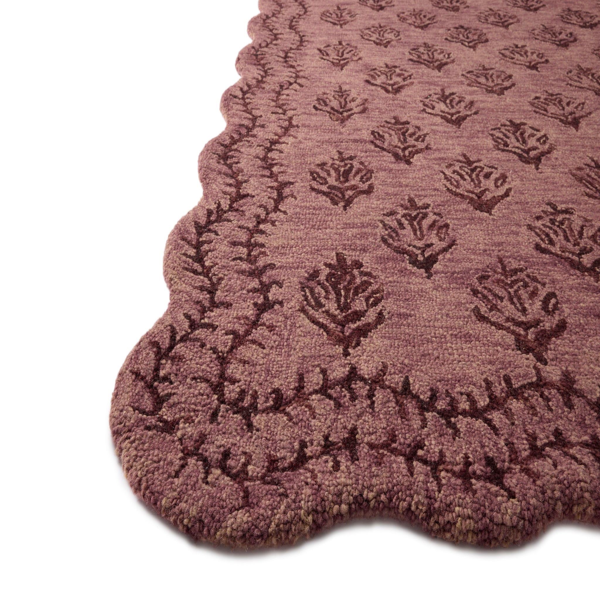 Rifle Paper Co. x Loloi Lisette Rug in Plum-Dark Plum-3
