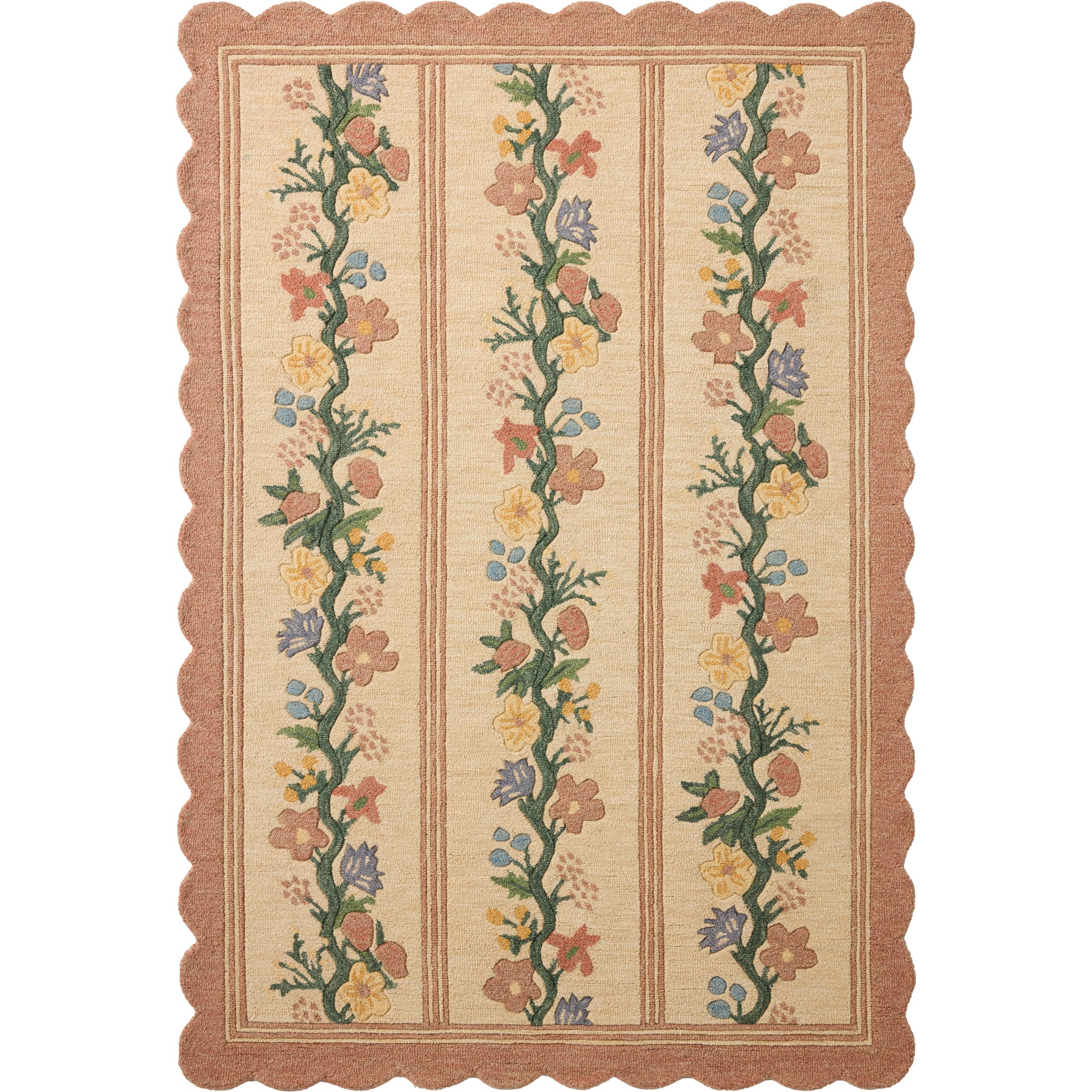 Rifle Paper Co. x Loloi Thistle Rug in Blush-Multi-1