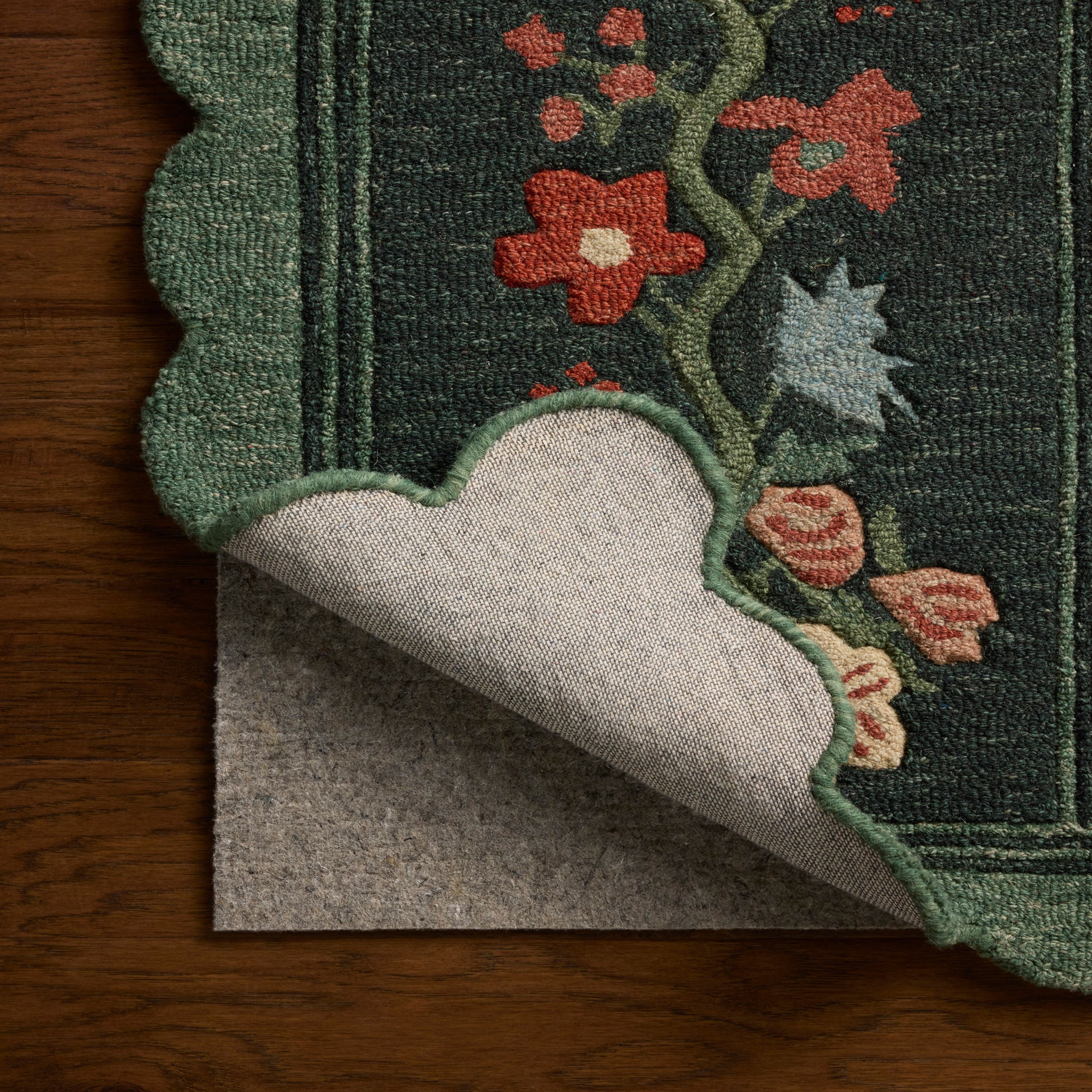 Rifle Paper Co. x Loloi Thistle Rug in Forest-Multi-6