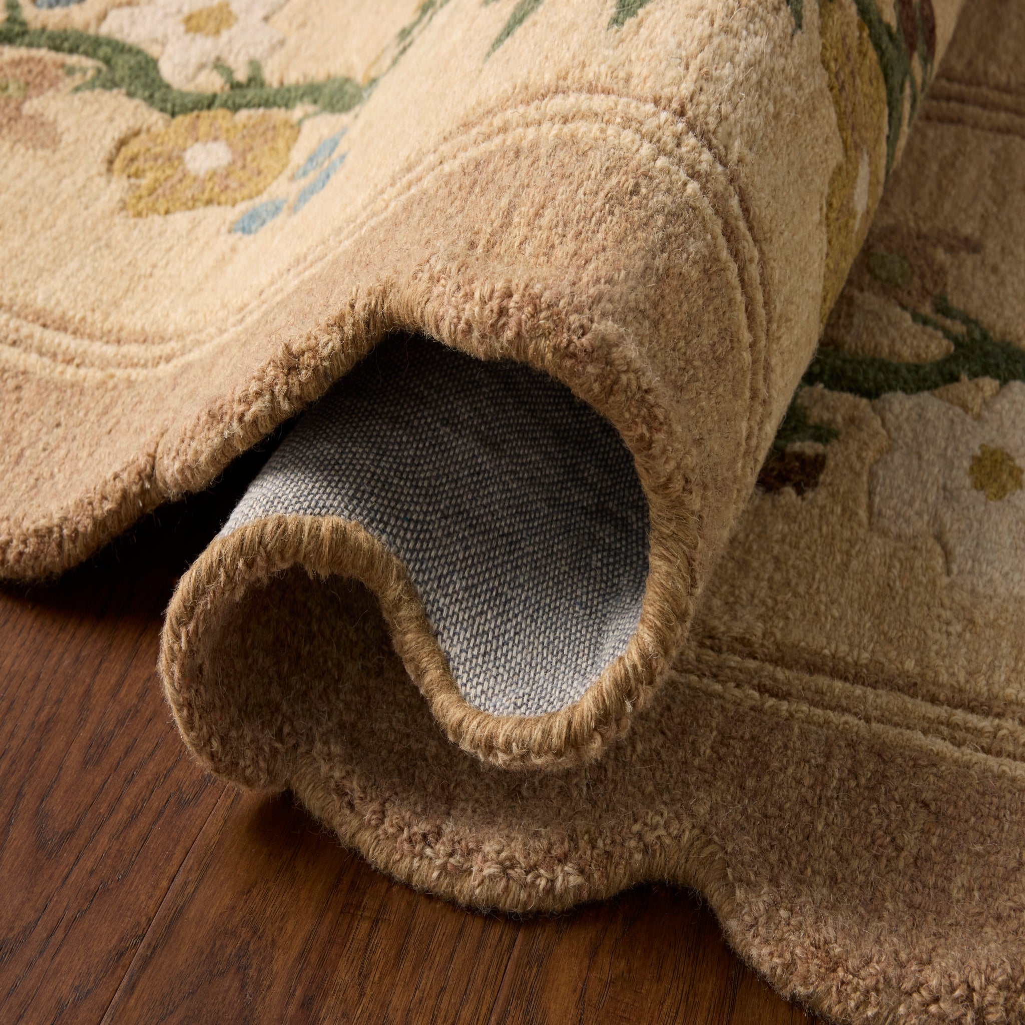 Rifle Paper Co. x Loloi Thistle Rug in Neutral-Multi-3