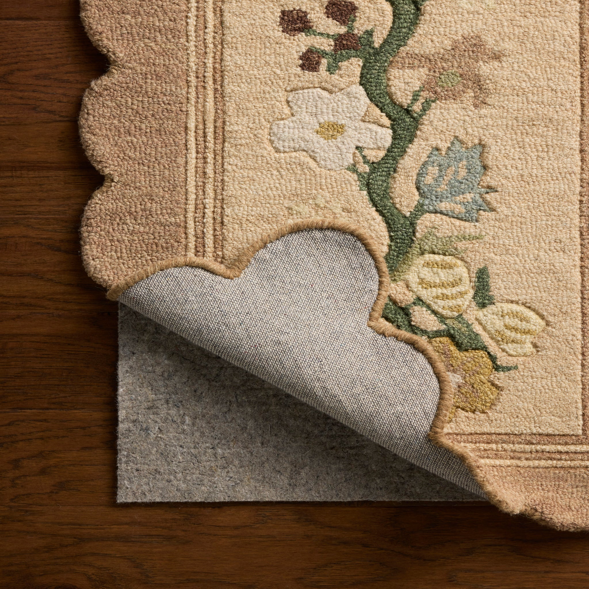 Rifle Paper Co. x Loloi Thistle Rug in Neutral-Multi-5