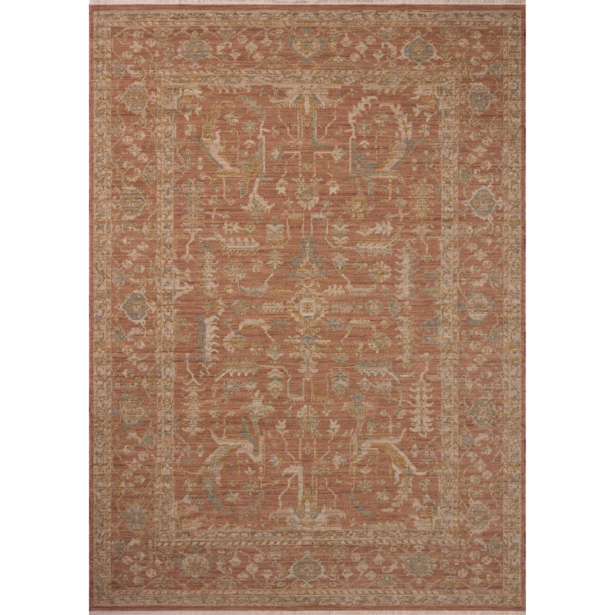 Reign Rug in Terracotta/Sky-1