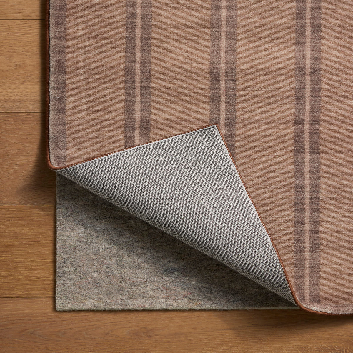 Chris Loves Julia x Loloi Bobby Rug in Camel-Plum-8