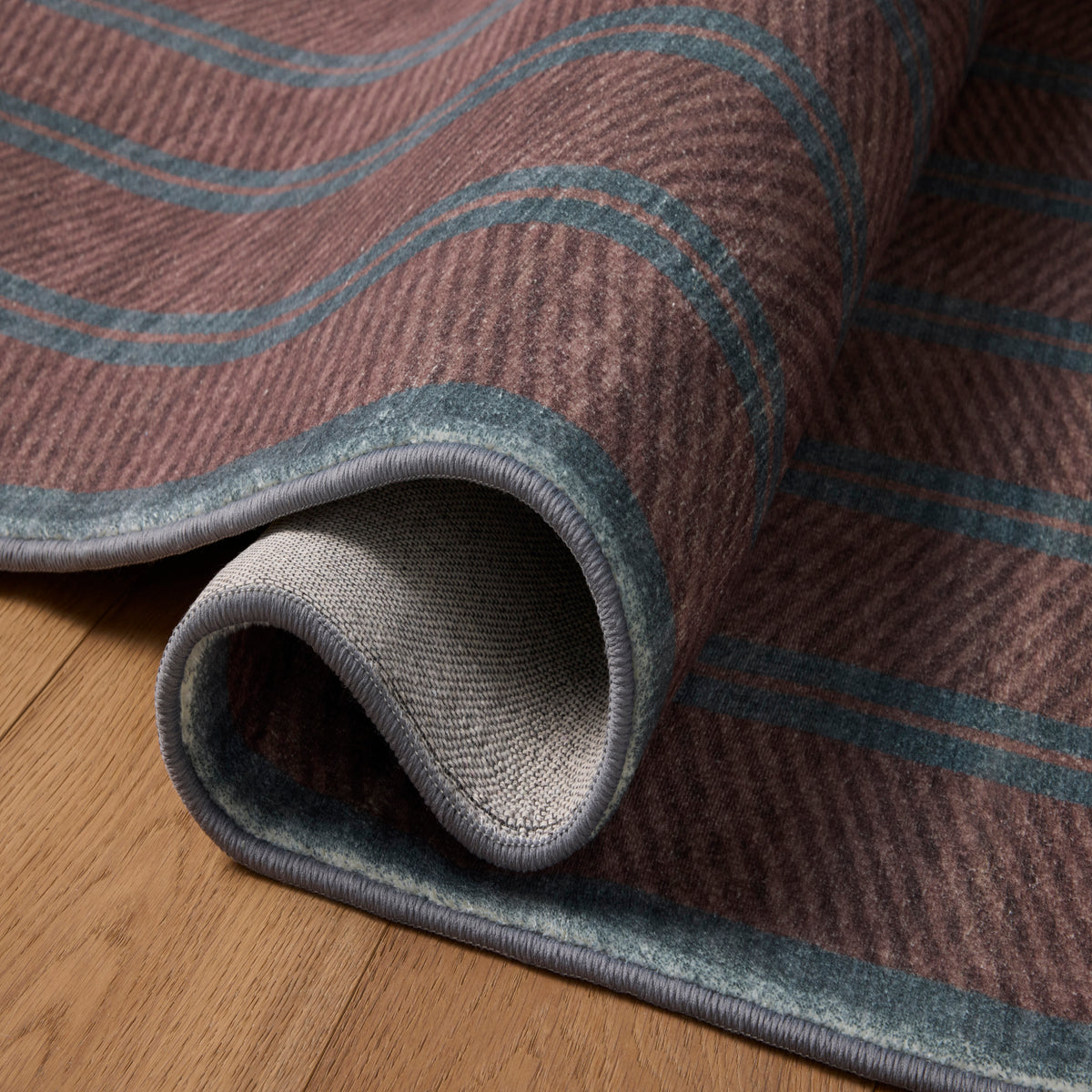 Chris Loves Julia x Loloi Bobby Rug in Merlot-Denim-5