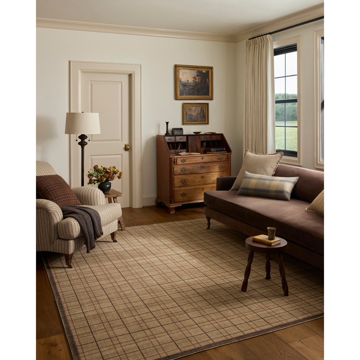 Chris Loves Julia x Loloi Bobby Rug in Sand-Bark-2