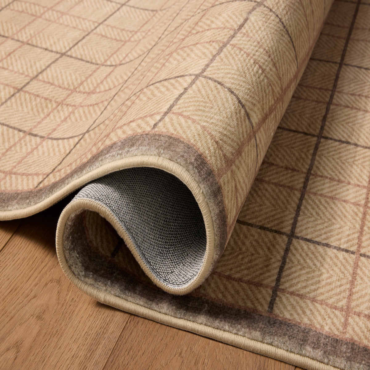 Chris Loves Julia x Loloi Bobby Rug in Sand-Bark-4