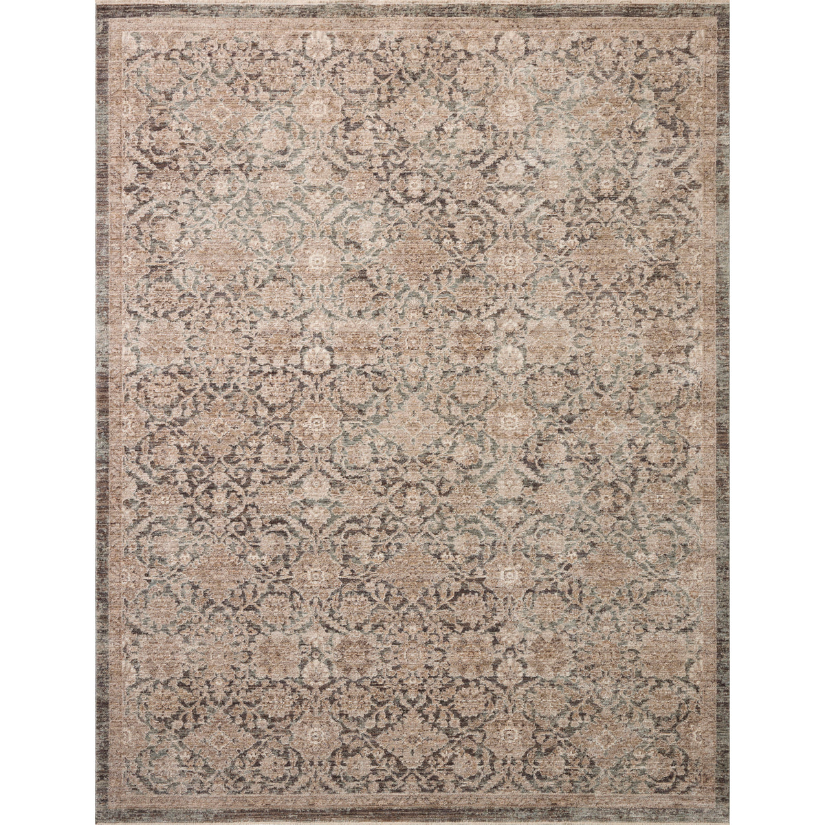 Chris Loves Julia x Loloi Doris Rug in Ocean-Natural-1