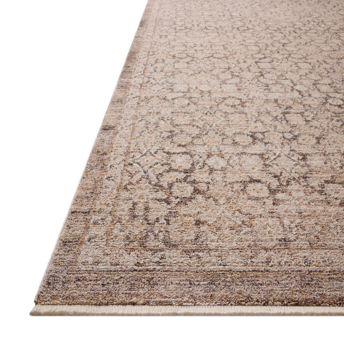 Chris Loves Julia x Loloi Doris Rug in Mushroom-Natural-3