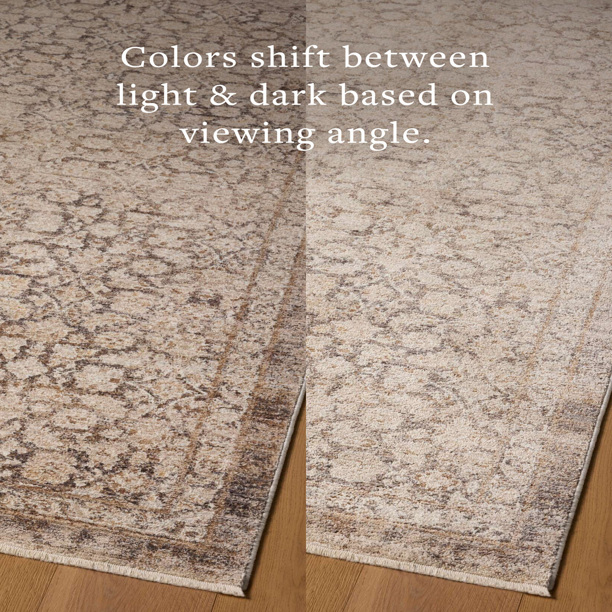 Chris Loves Julia x Loloi Doris Rug in Mushroom-Natural-7