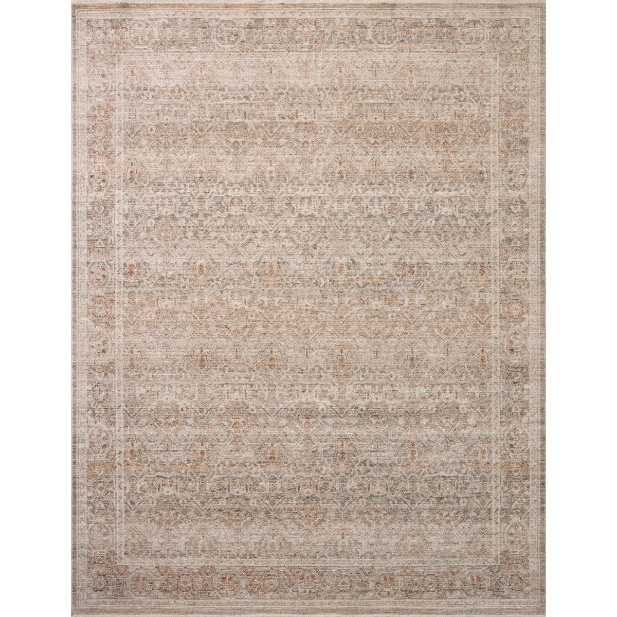 Chris Loves Julia x Loloi Doris Rug in Mist-Clay-1