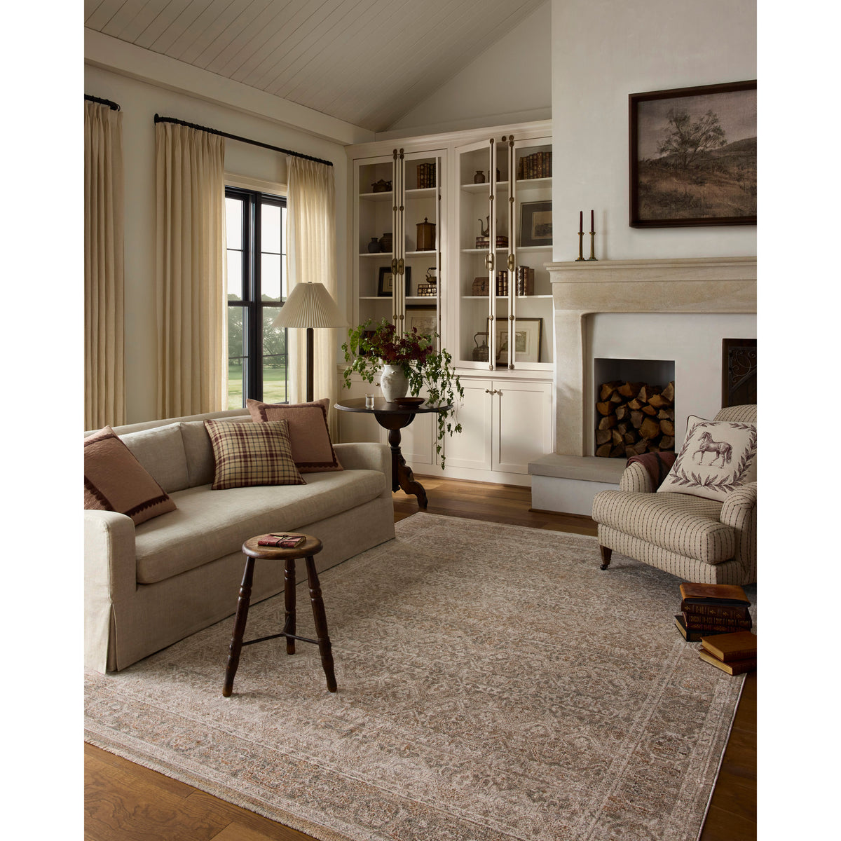 Chris Loves Julia x Loloi Doris Rug in Mist-Clay-2