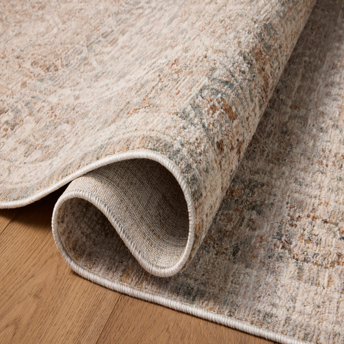 Chris Loves Julia x Loloi Doris Rug in Mist-Clay-4