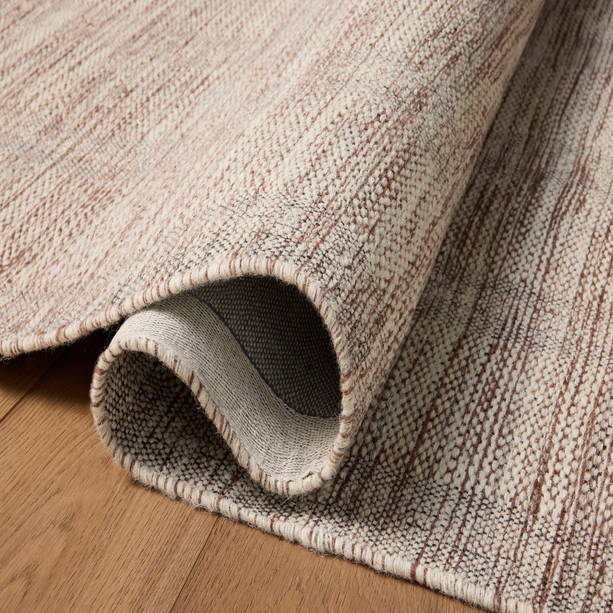 Chris Loves Julia x Loloi Eugene Rug in Chestnut-Ivory-4