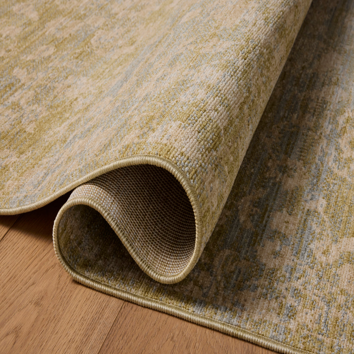 Chris Loves Julia x Loloi Miriam Rug in Moss-Sky-4