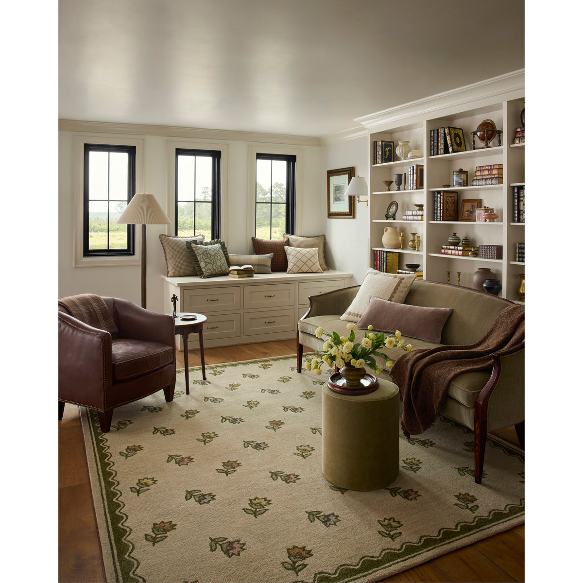 Chris Loves Julia x Loloi Norah Rug in Cream-Multi-2