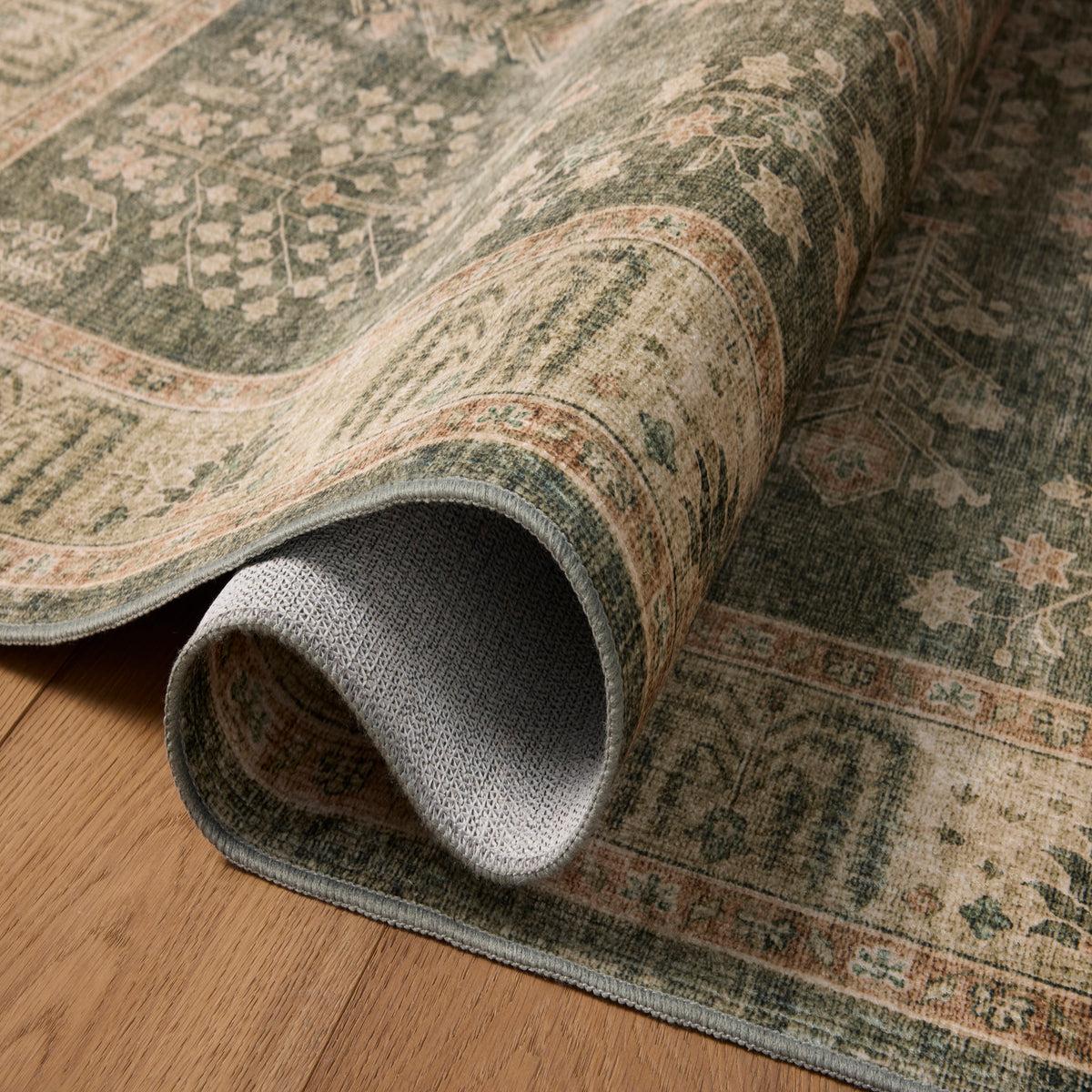 Chris Loves Julia x Loloi Ramona Rug in Forest-Clay-5