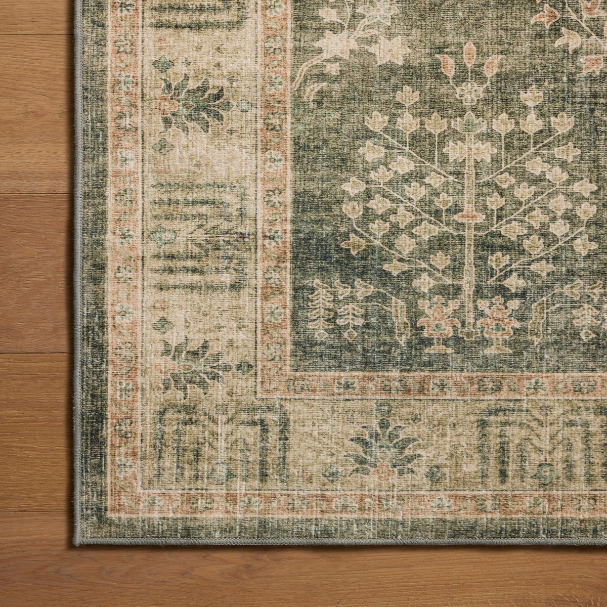 Chris Loves Julia x Loloi Ramona Rug in Forest-Clay-6