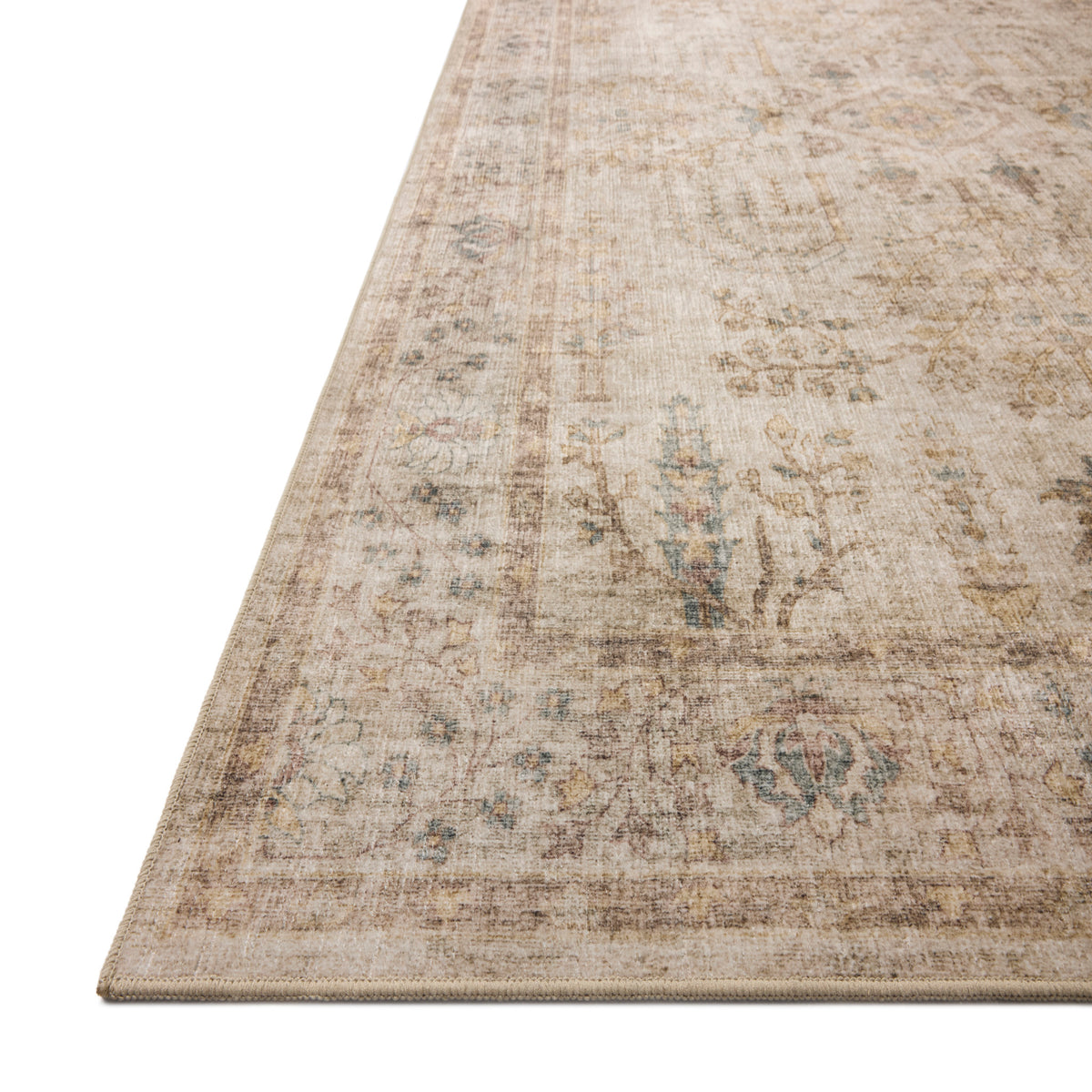 Chris Loves Julia x Loloi Ramona Rug in Ivory-Multi-3
