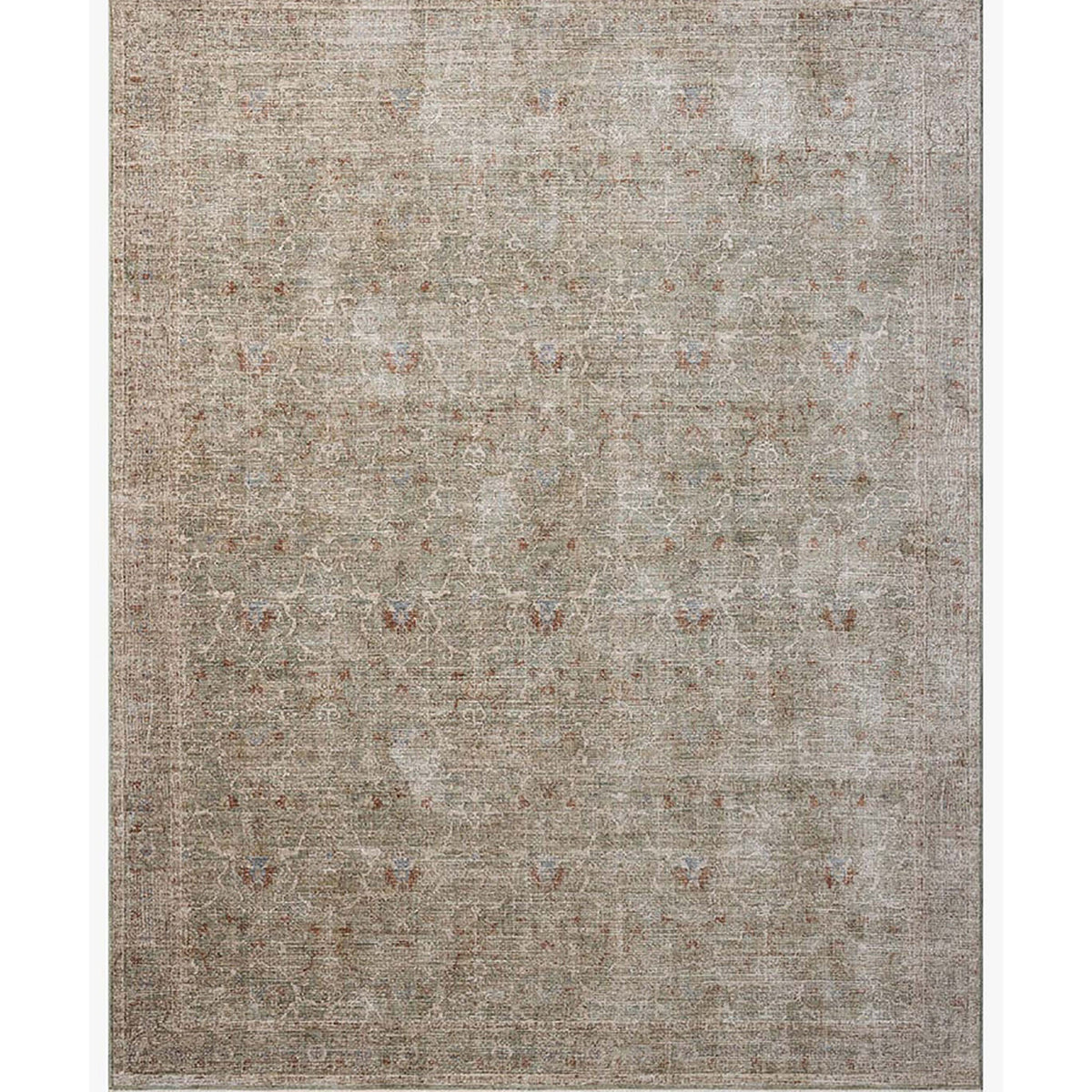Amber Lewis x Loloi Ethel Rug in Spa/Rust-1