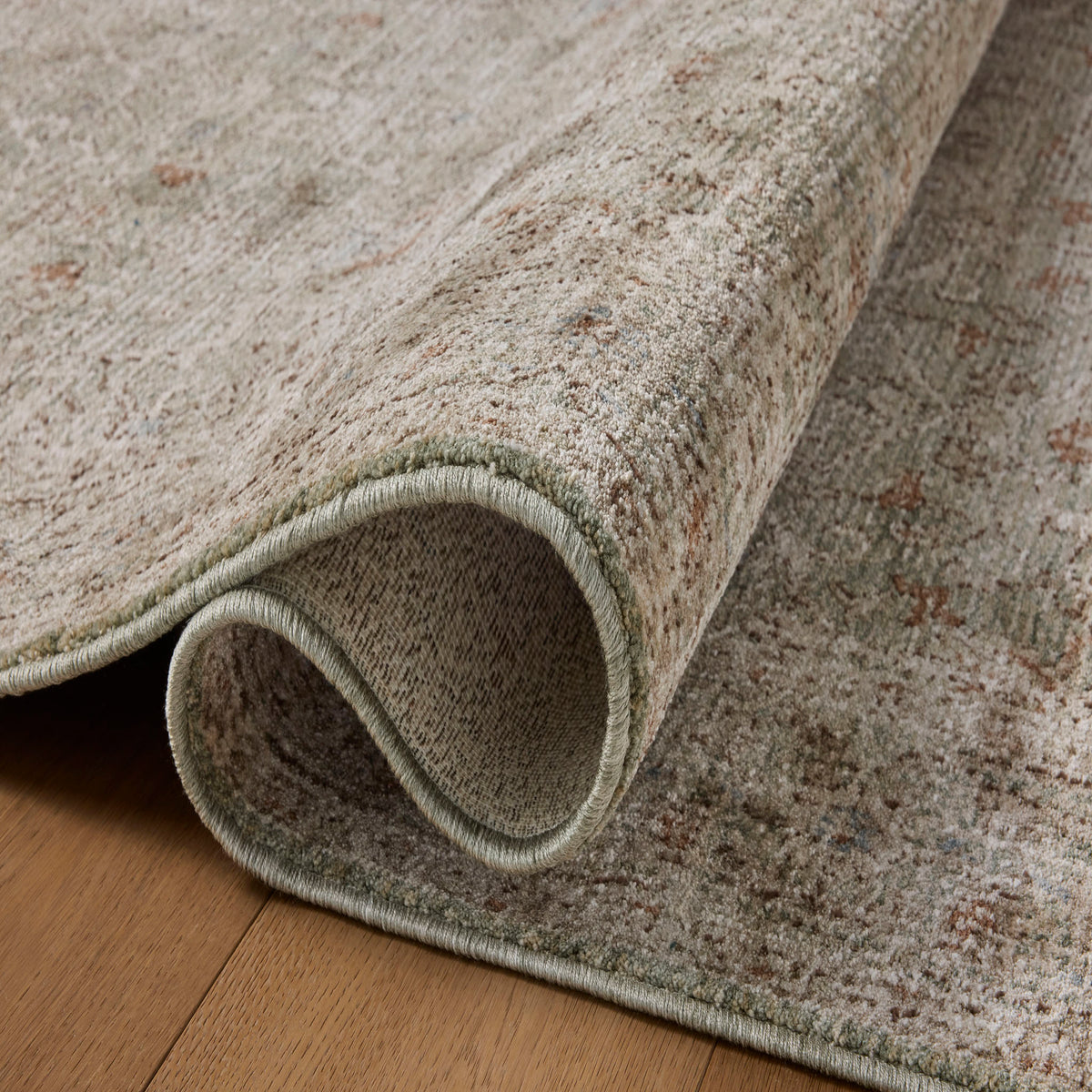 Amber Lewis x Loloi Ethel Rug in Spa/Rust-3