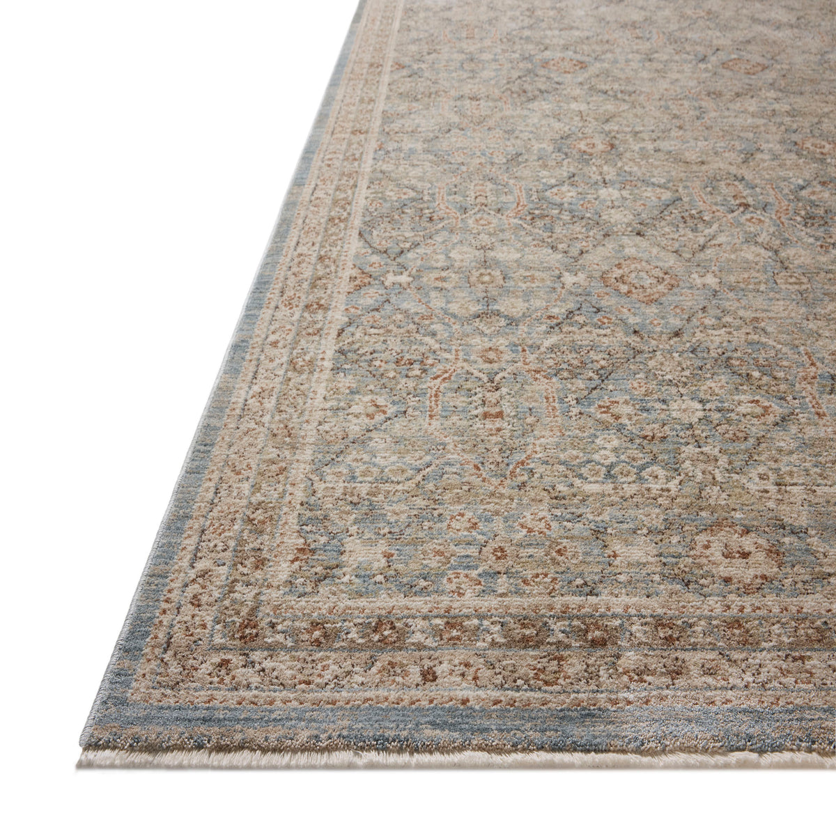 Amber Lewis x Loloi Ethel Rug in Sky/Brick-2