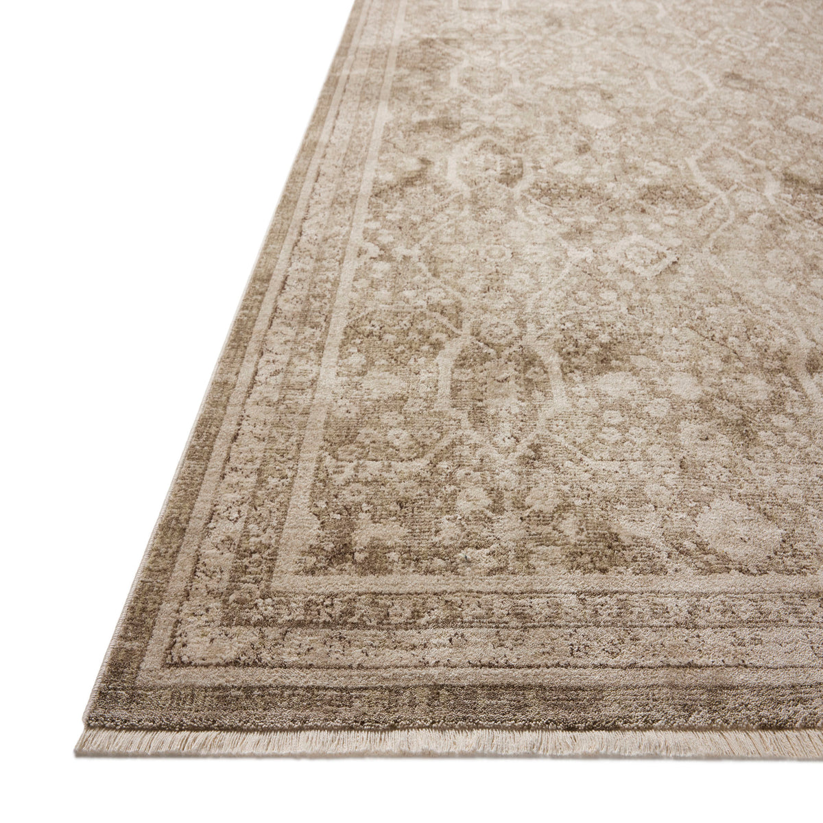 Amber Lewis x Loloi Ethel Rug in Olive/Natural-2