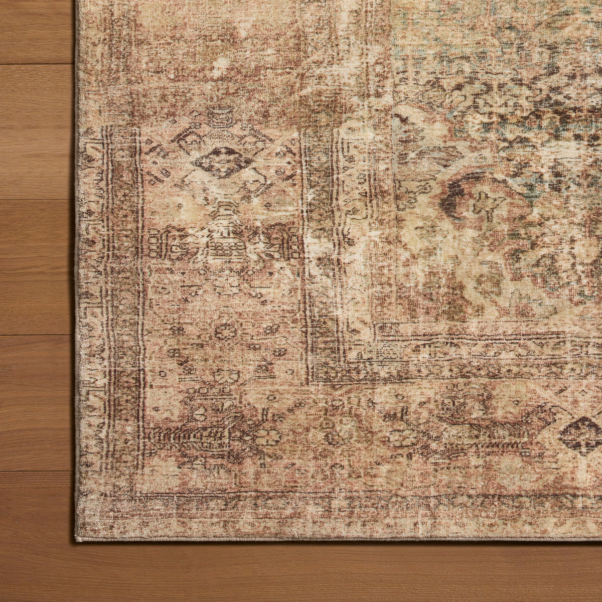 Amber Lewis x Loloi Morgan Rug in Lagoon/Clay-5